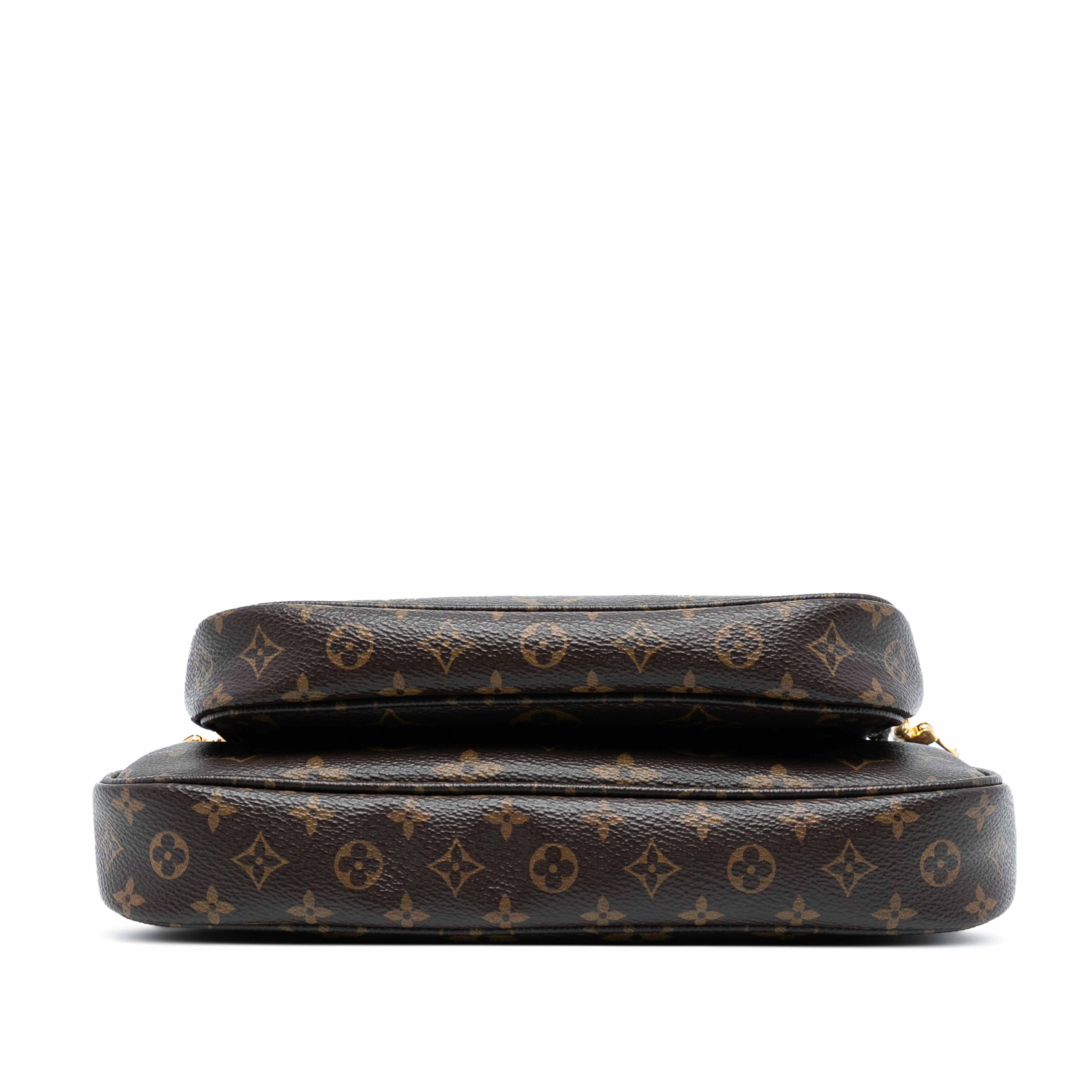 Louis Vuitton Monogram Multi Pochette Accessoires, från Luxclusif, i färgen brown. Klicka för att öppna bilden i stort format