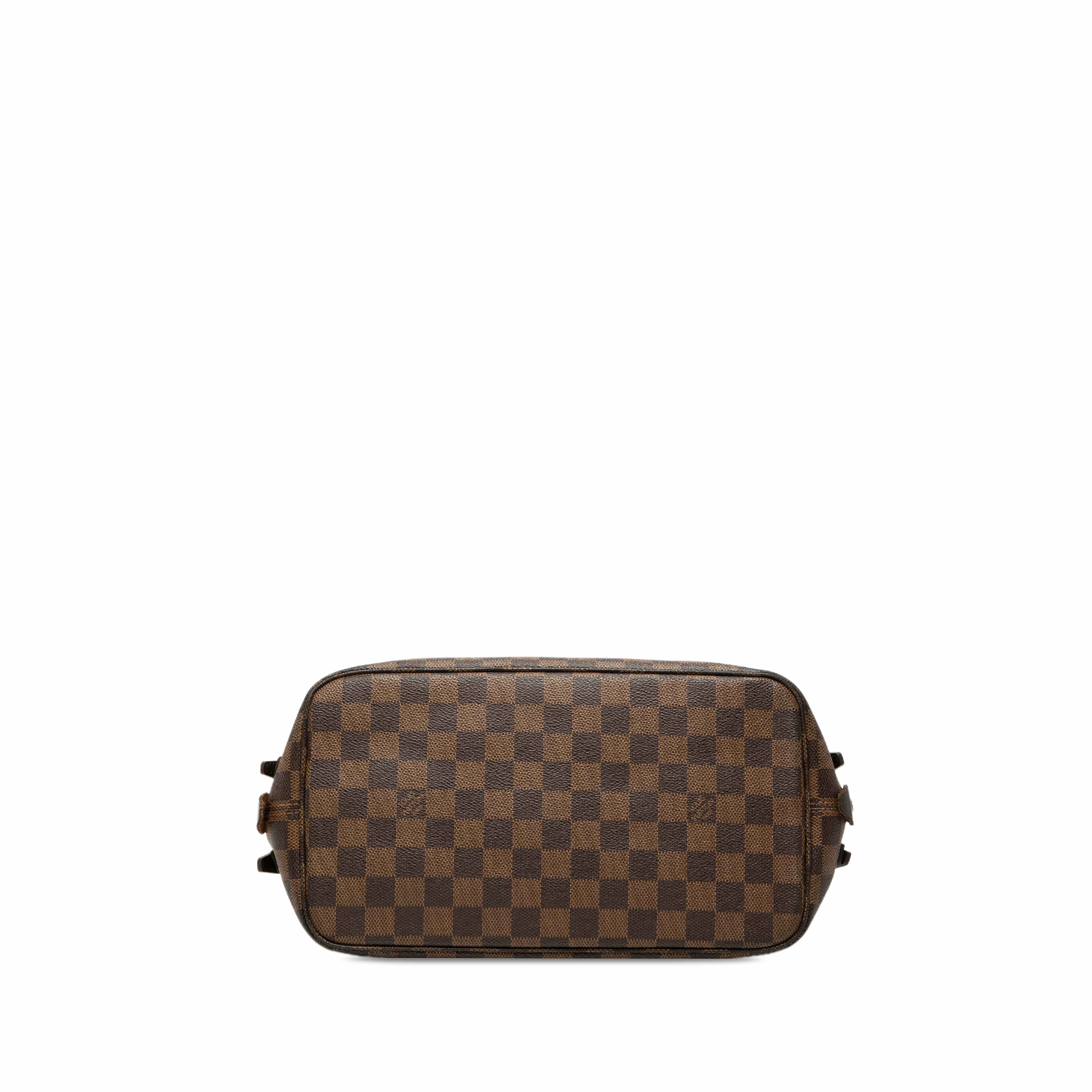 Louis Vuitton Damier Ebene Cabas Rivington, från Luxclusif, i färgen brun. Klicka för att öppna bilden i stort format