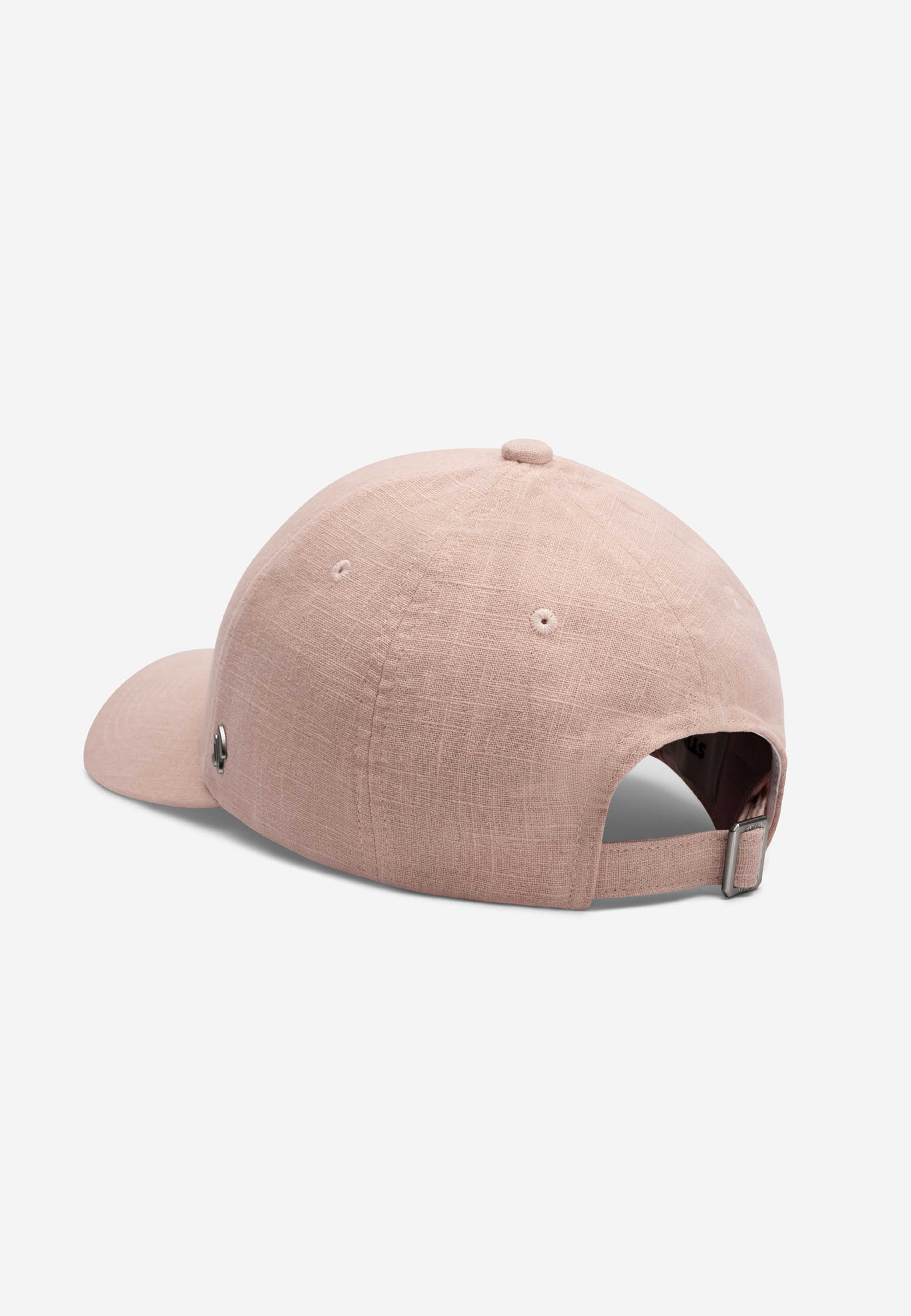 Baseball Cap 107 Linen, från Stiksen, i färgen pink. Klicka för att öppna bilden i stort format
