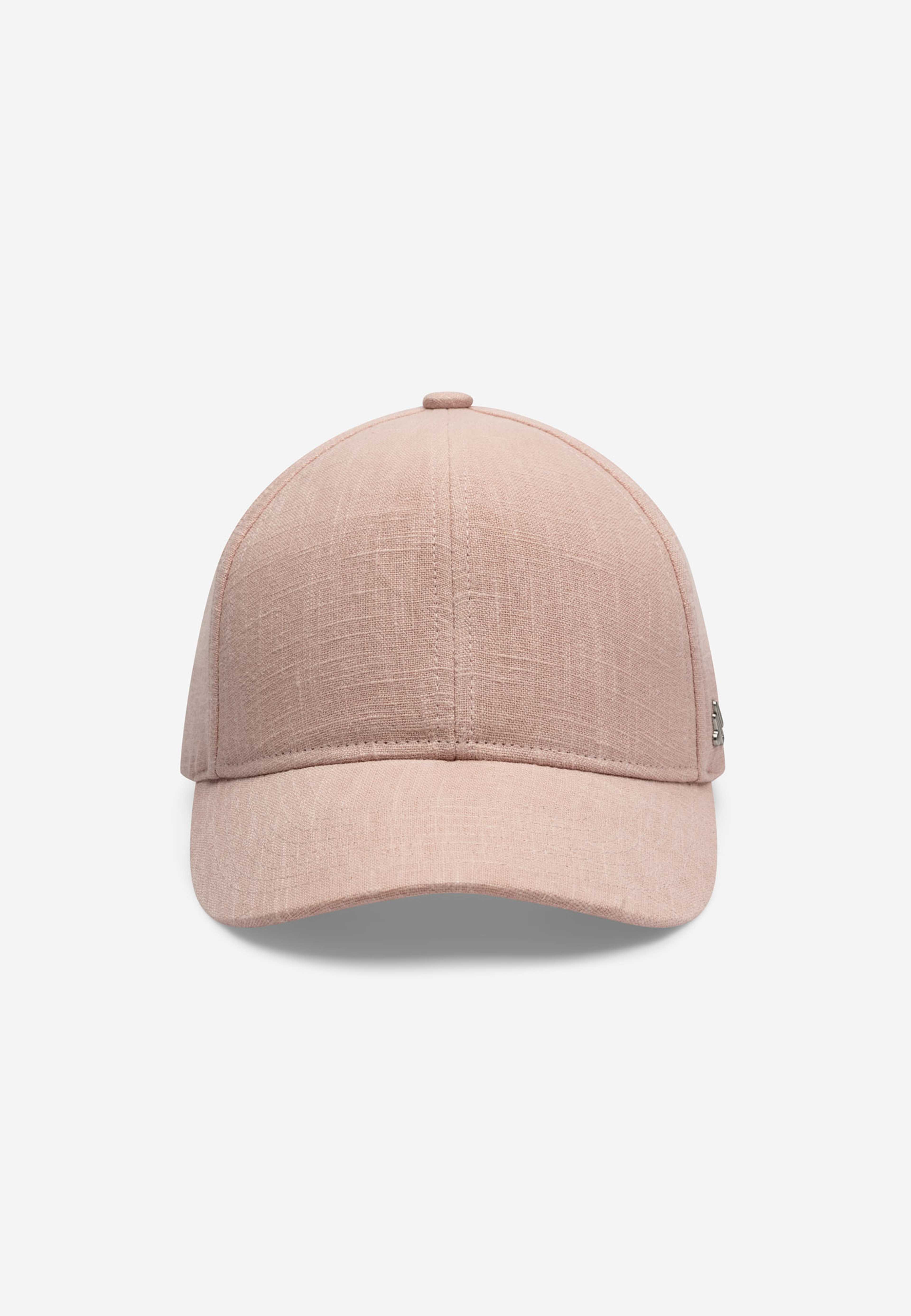 Baseball Cap 107 Linen, från Stiksen, i färgen pink. Klicka för att öppna bilden i stort format