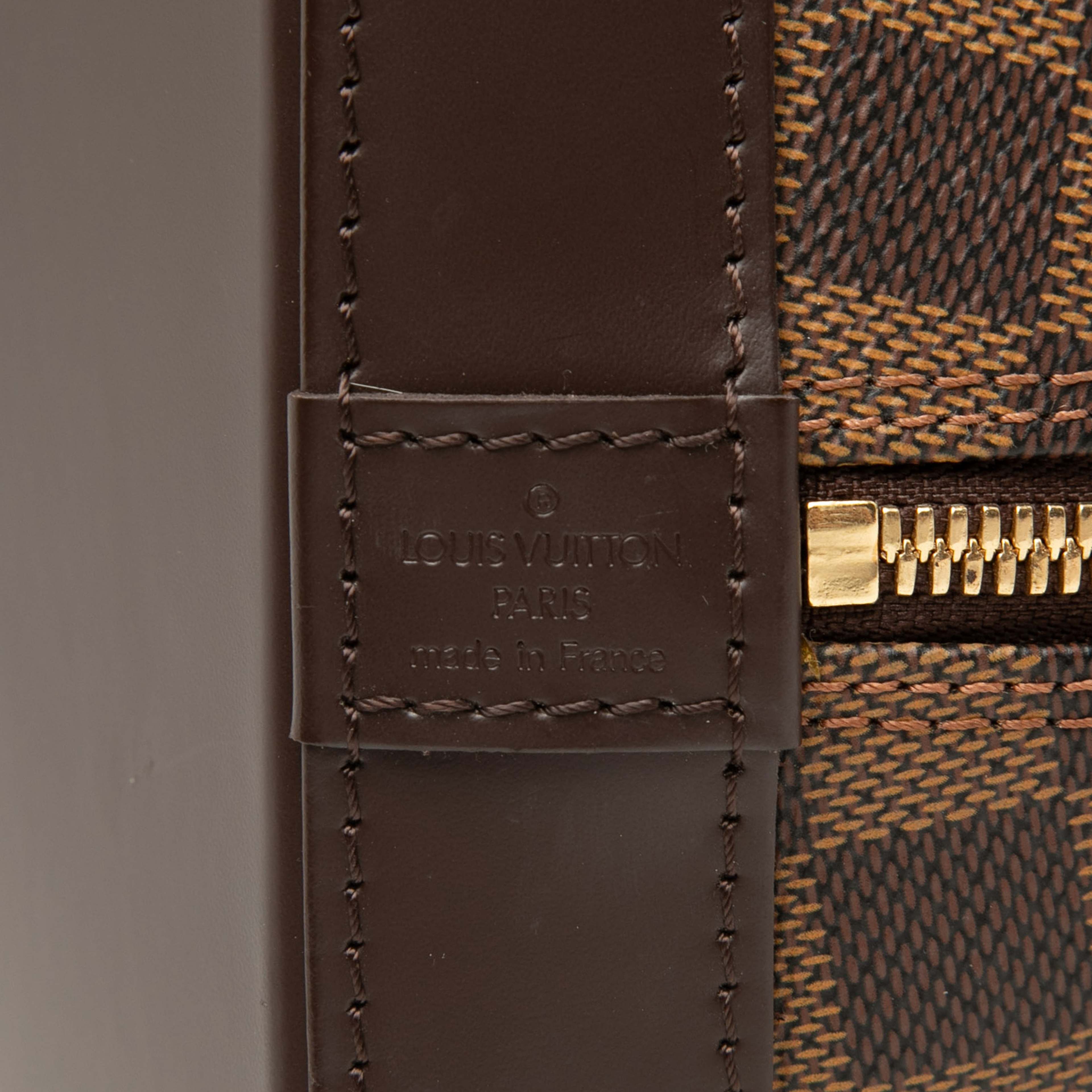 Louis Vuitton Damier Ebene Alma Pm, från Luxclusif, i färgen brun. Klicka för att öppna bilden i stort format