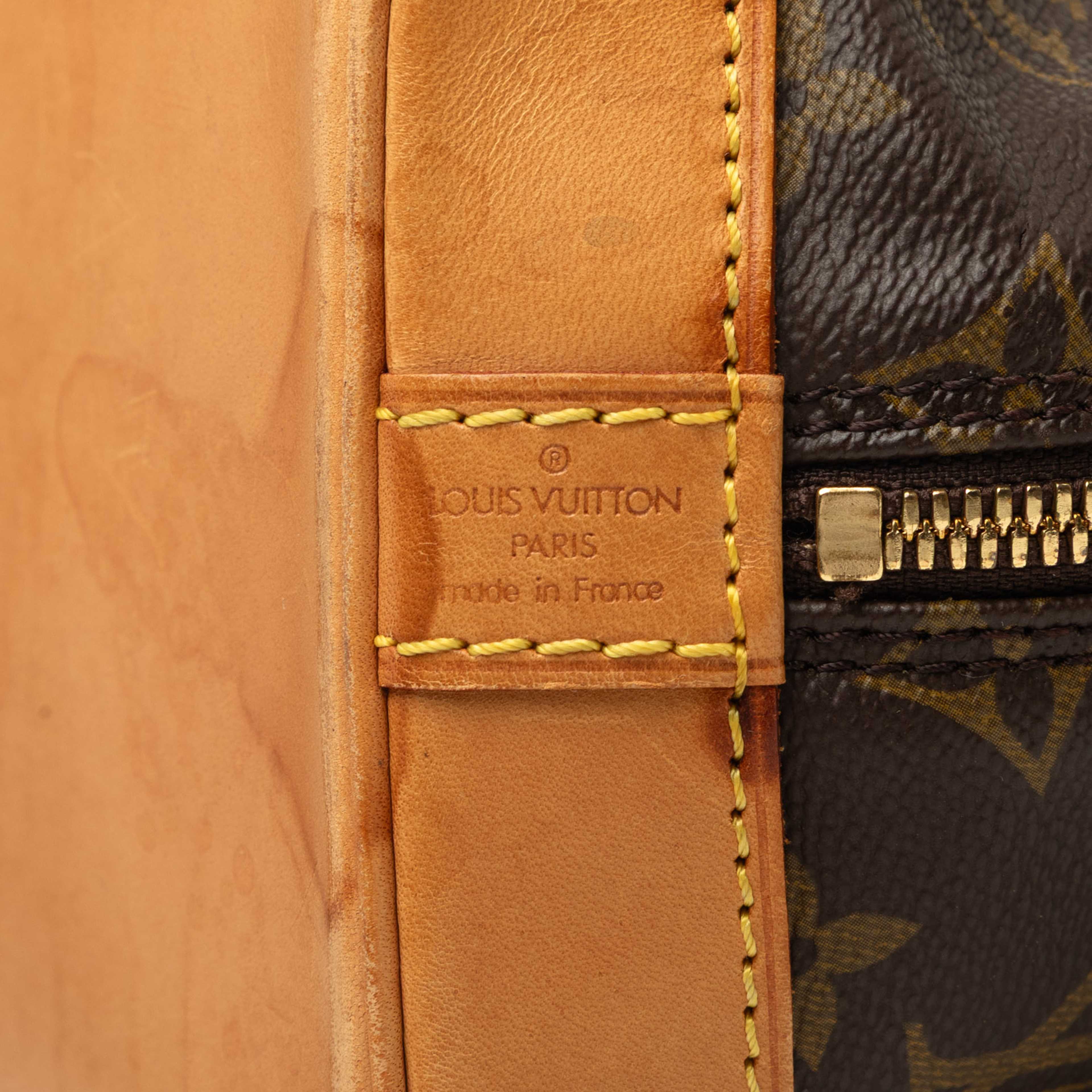 Louis Vuitton Monogram Alma Pm, från Luxclusif, i färgen brun. Klicka för att öppna bilden i stort format