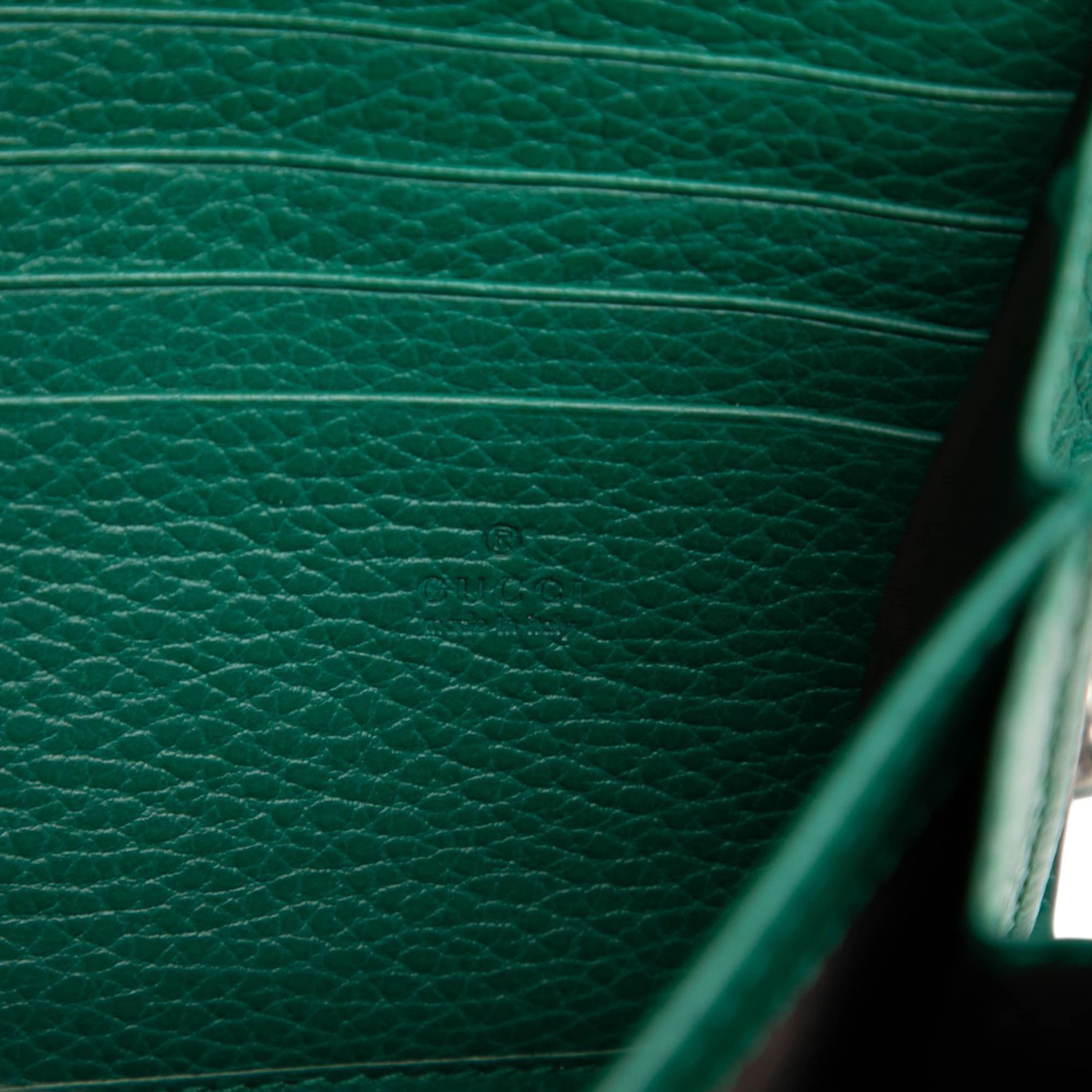 Gucci Leather Dionysus Wallet On Chain, från Luxclusif, i färgen green. Klicka för att öppna bilden i stort format