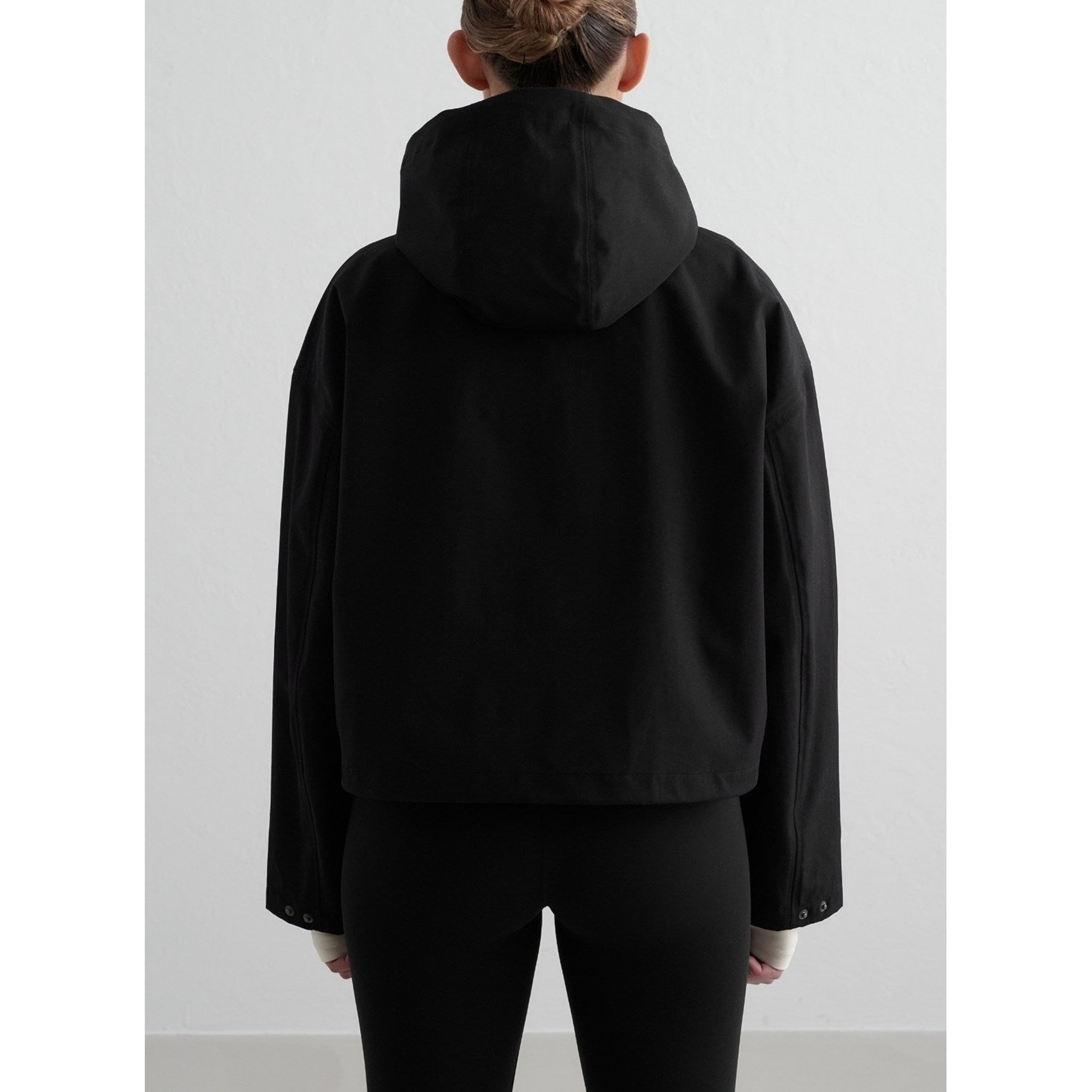 Black Waterproof Anorak