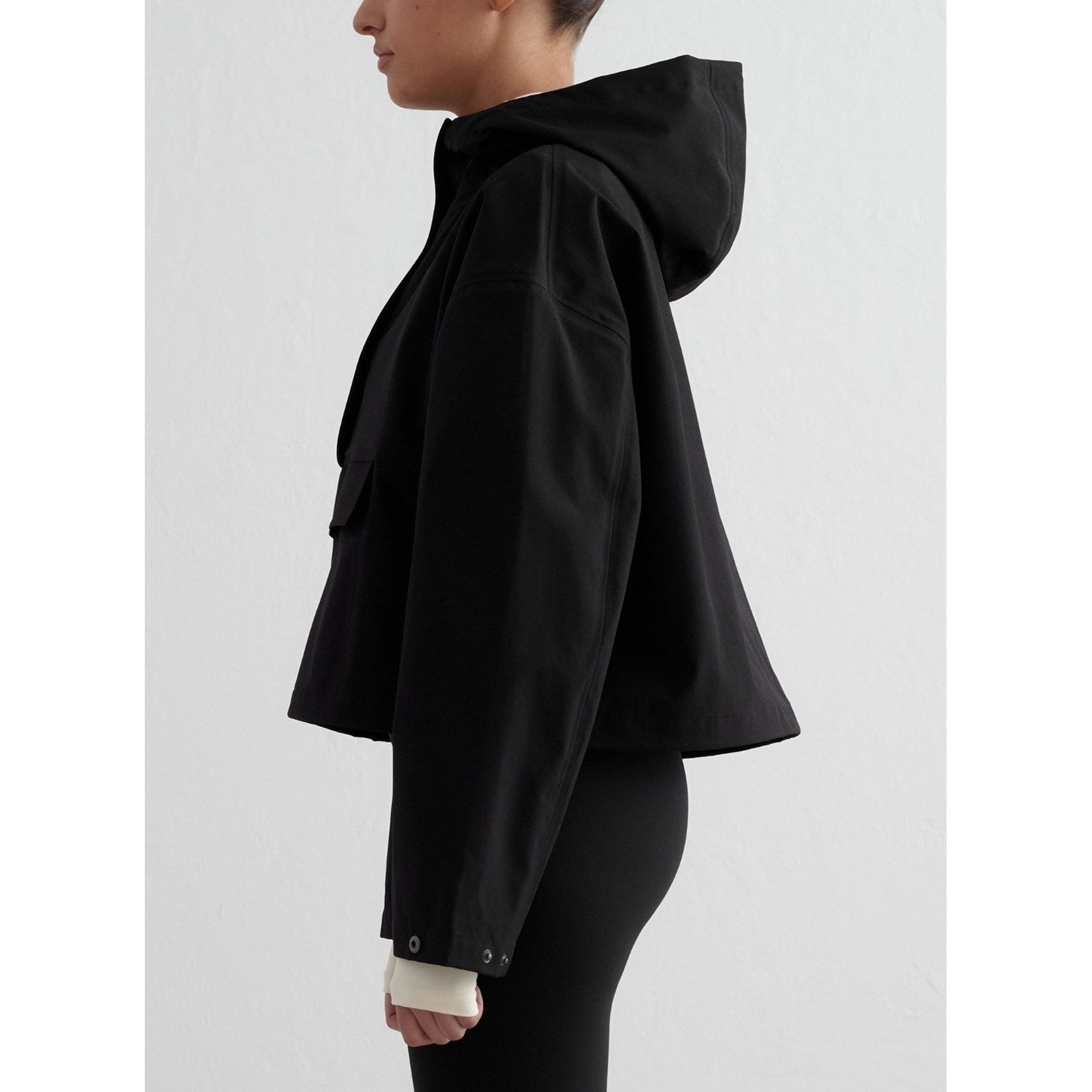 Black Waterproof Anorak