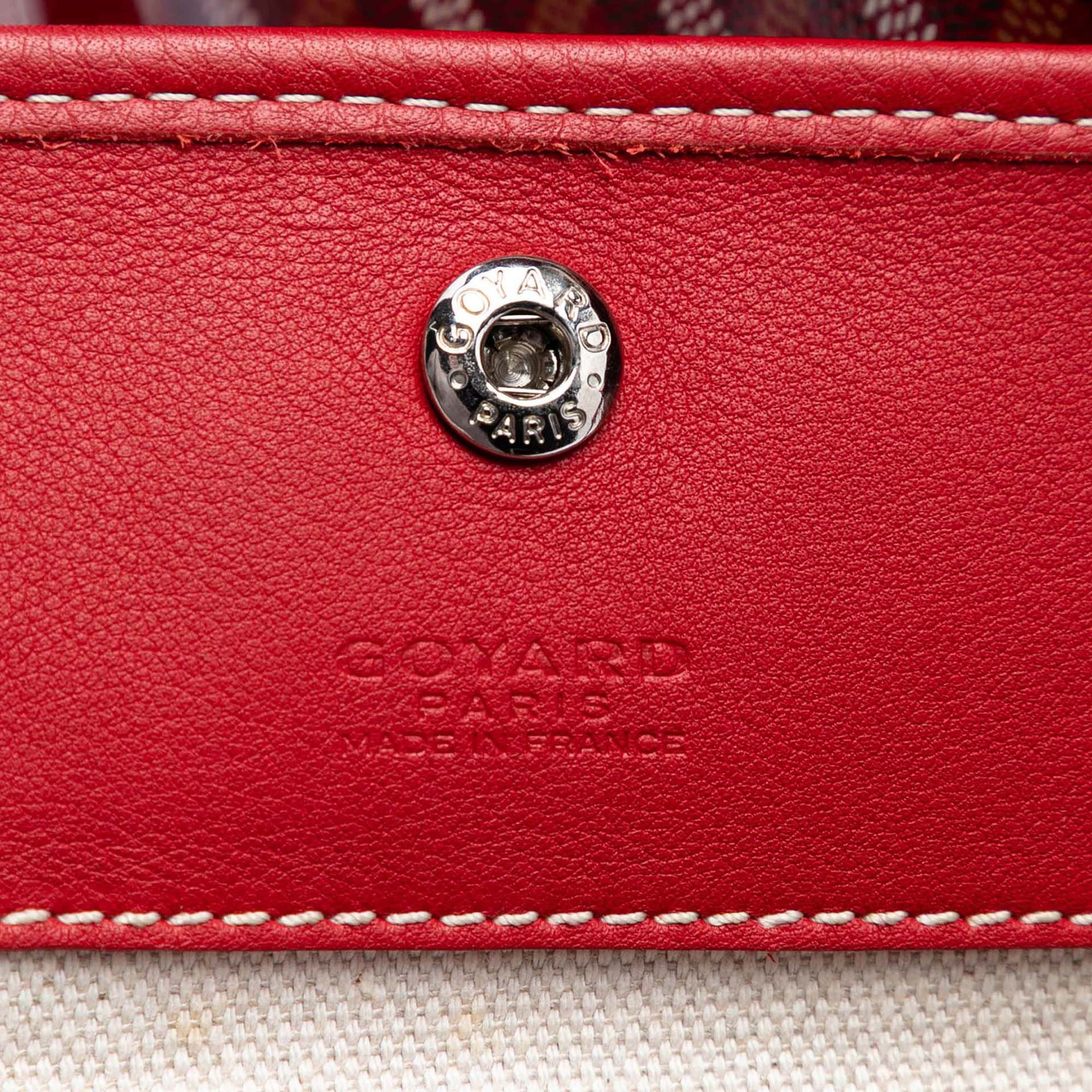 Goyard Goyardine Saint Louis Gm, från Luxclusif, i färgen red. Klicka för att öppna bilden i stort format