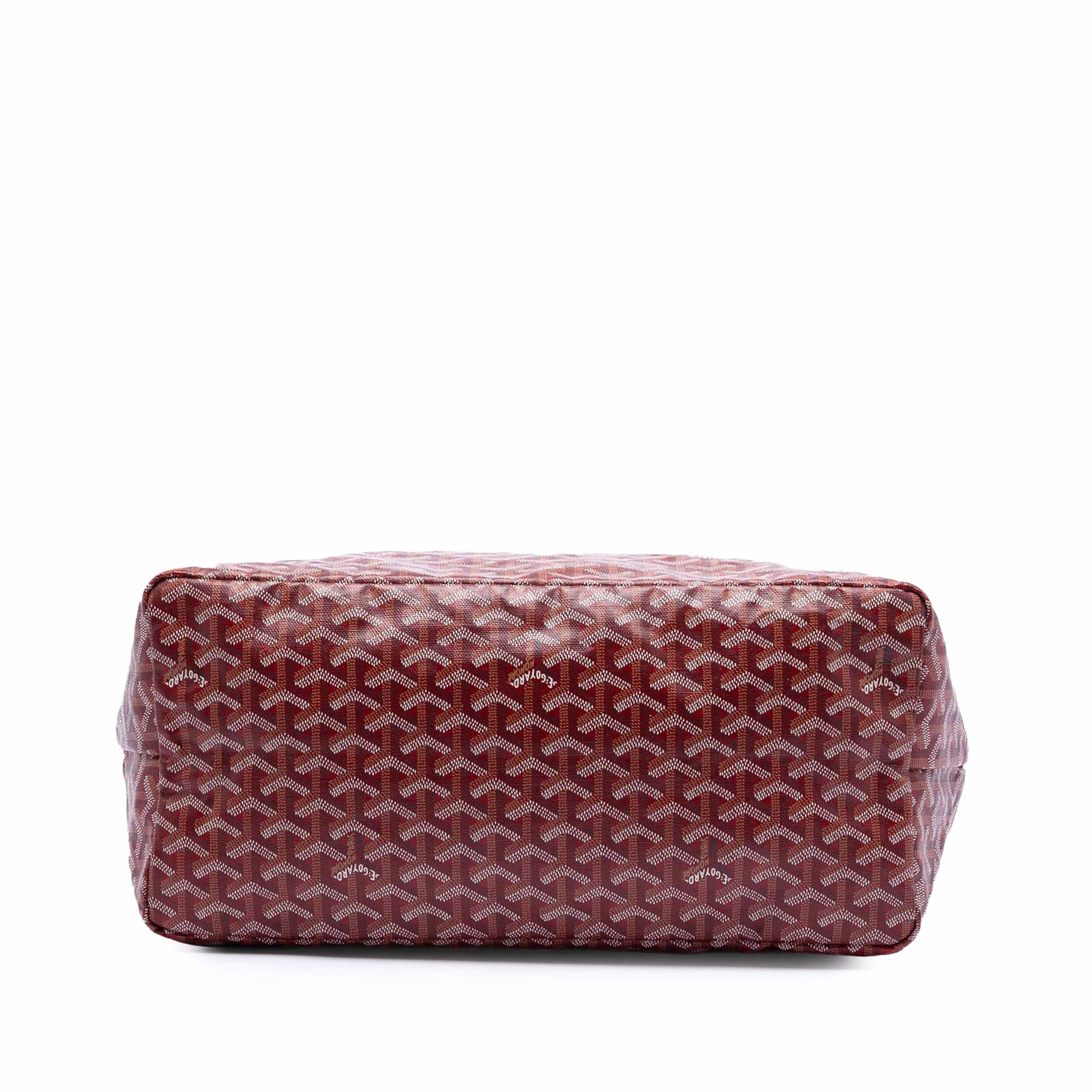 Goyard Goyardine Saint Louis Gm, från Luxclusif, i färgen red. Klicka för att öppna bilden i stort format