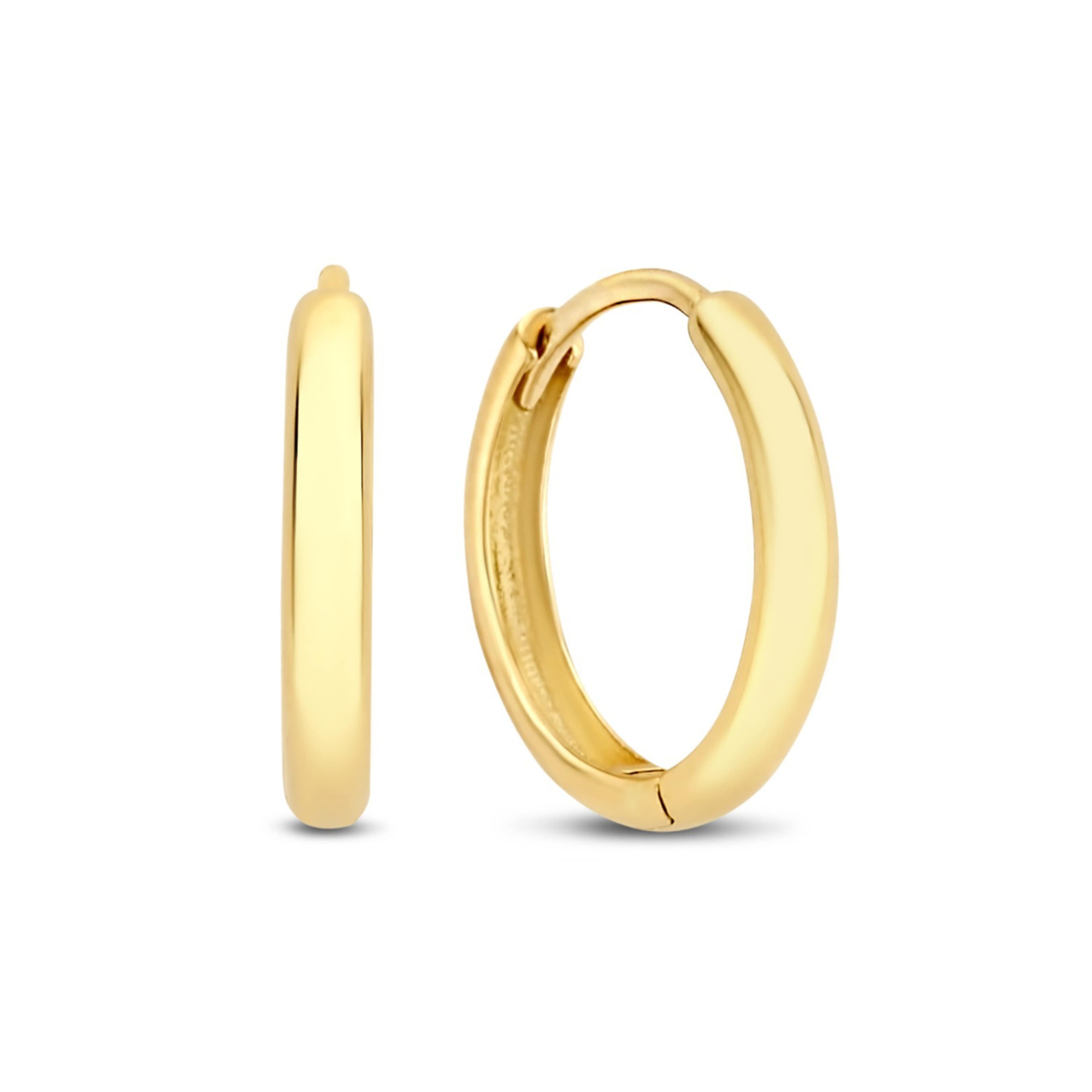 Rivoli 14 Karat Guld Creoler
