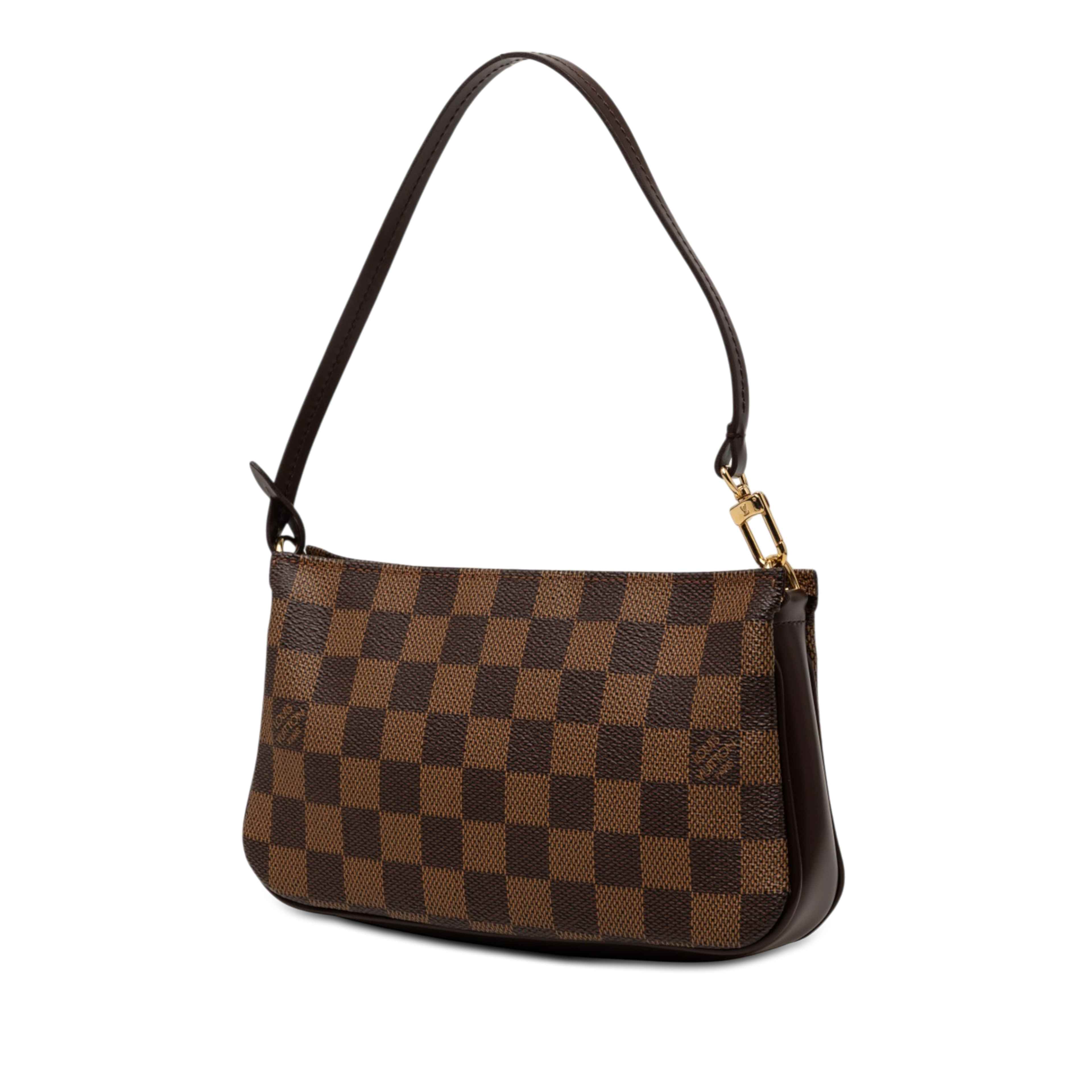 Louis Vuitton Damier Ebene Navona, från Luxclusif, i färgen brun. Klicka för att öppna bilden i stort format