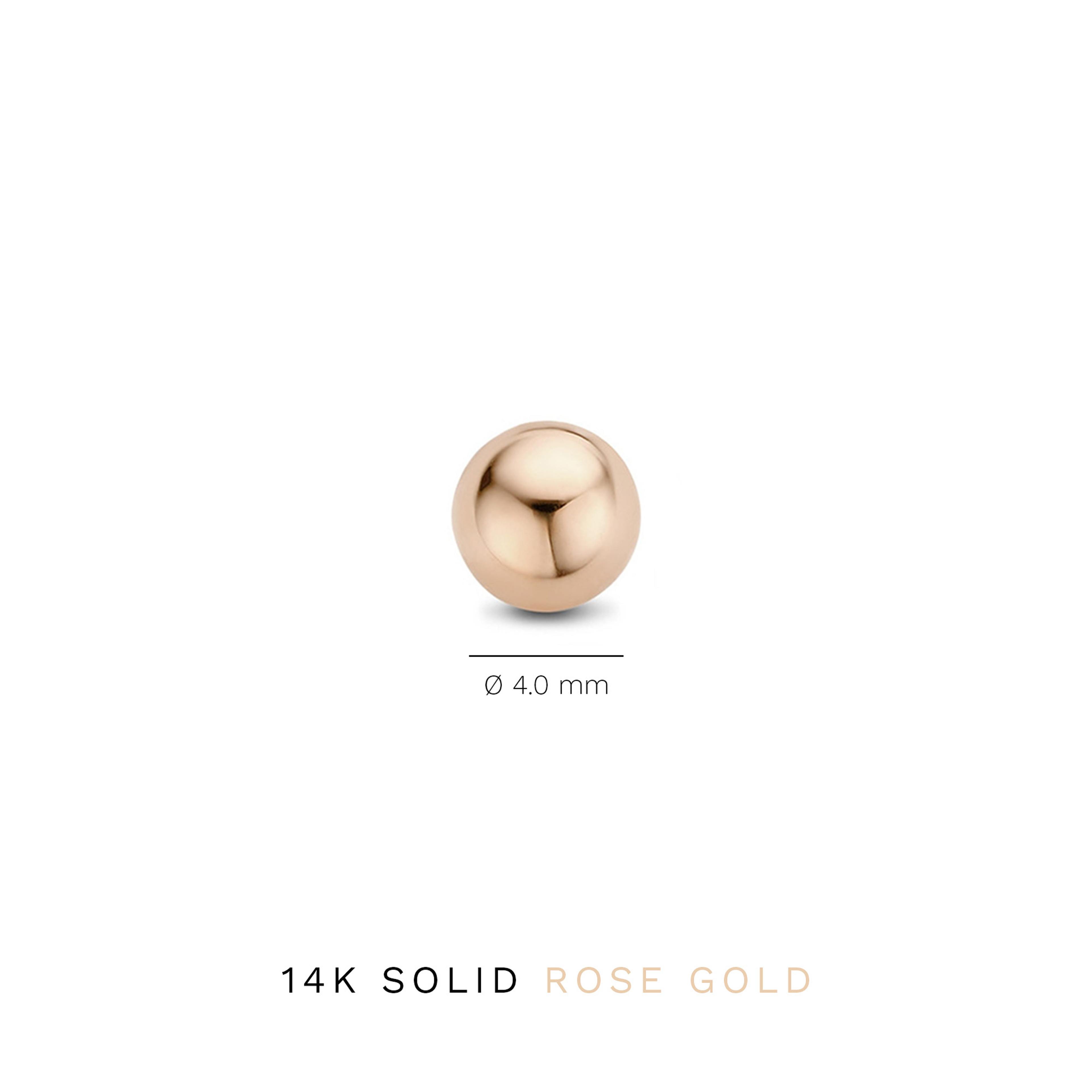Isabel Bernard 14 Karat Rose Gold Ear Stud