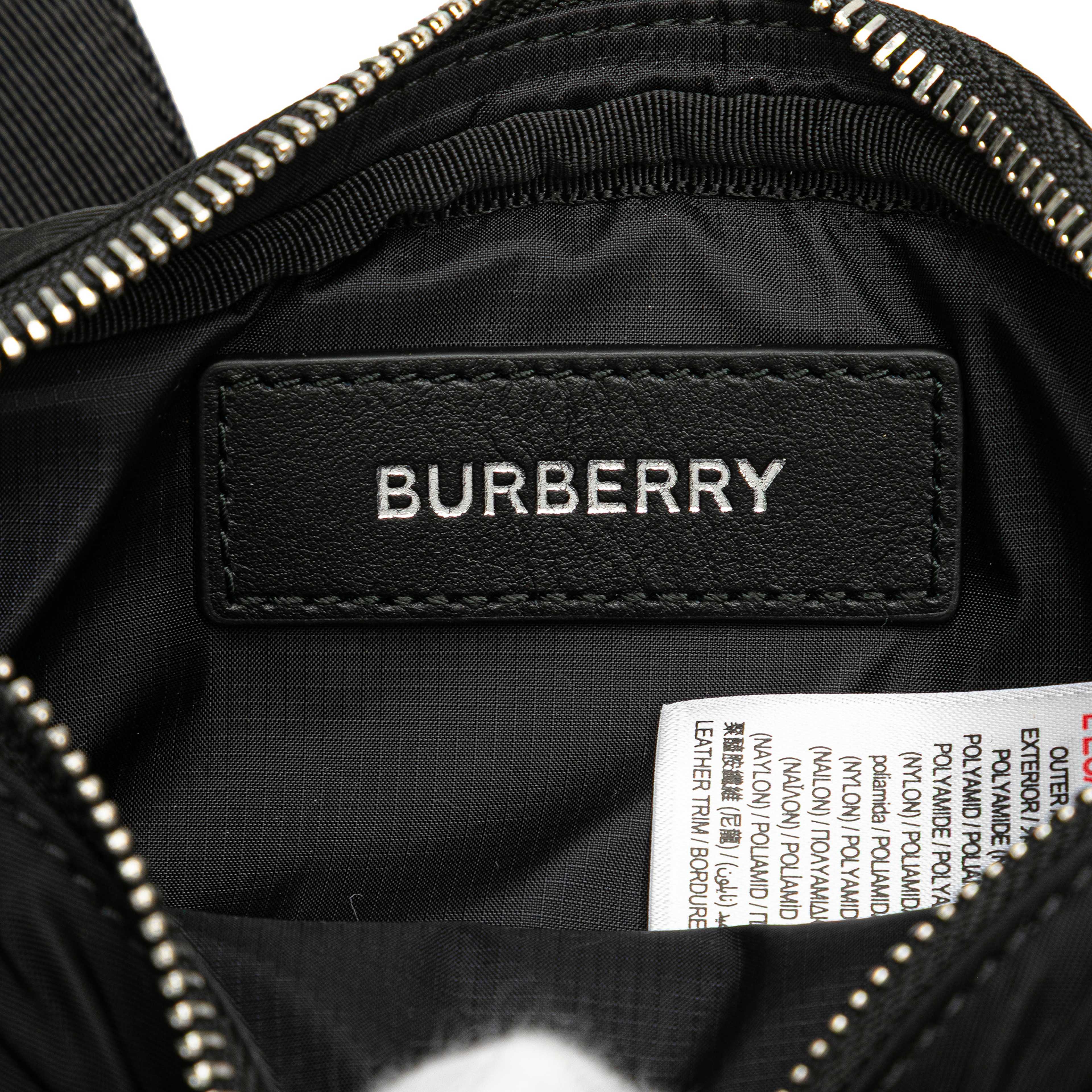 Burberry Econyl Nylon Logo Cannon Bum Bag