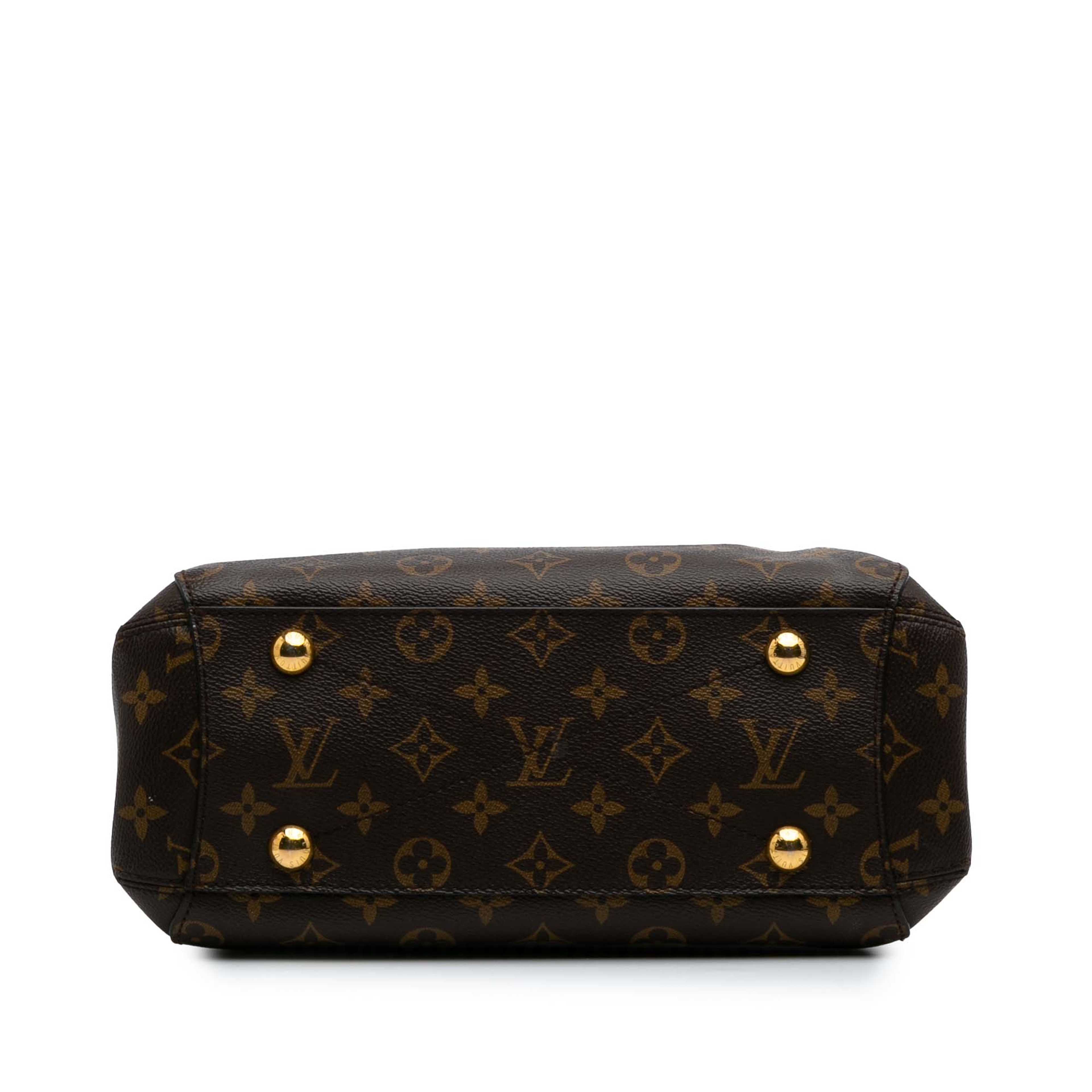 Louis Vuitton Monogram Montaigne Bb, från Luxclusif, i färgen brown.
