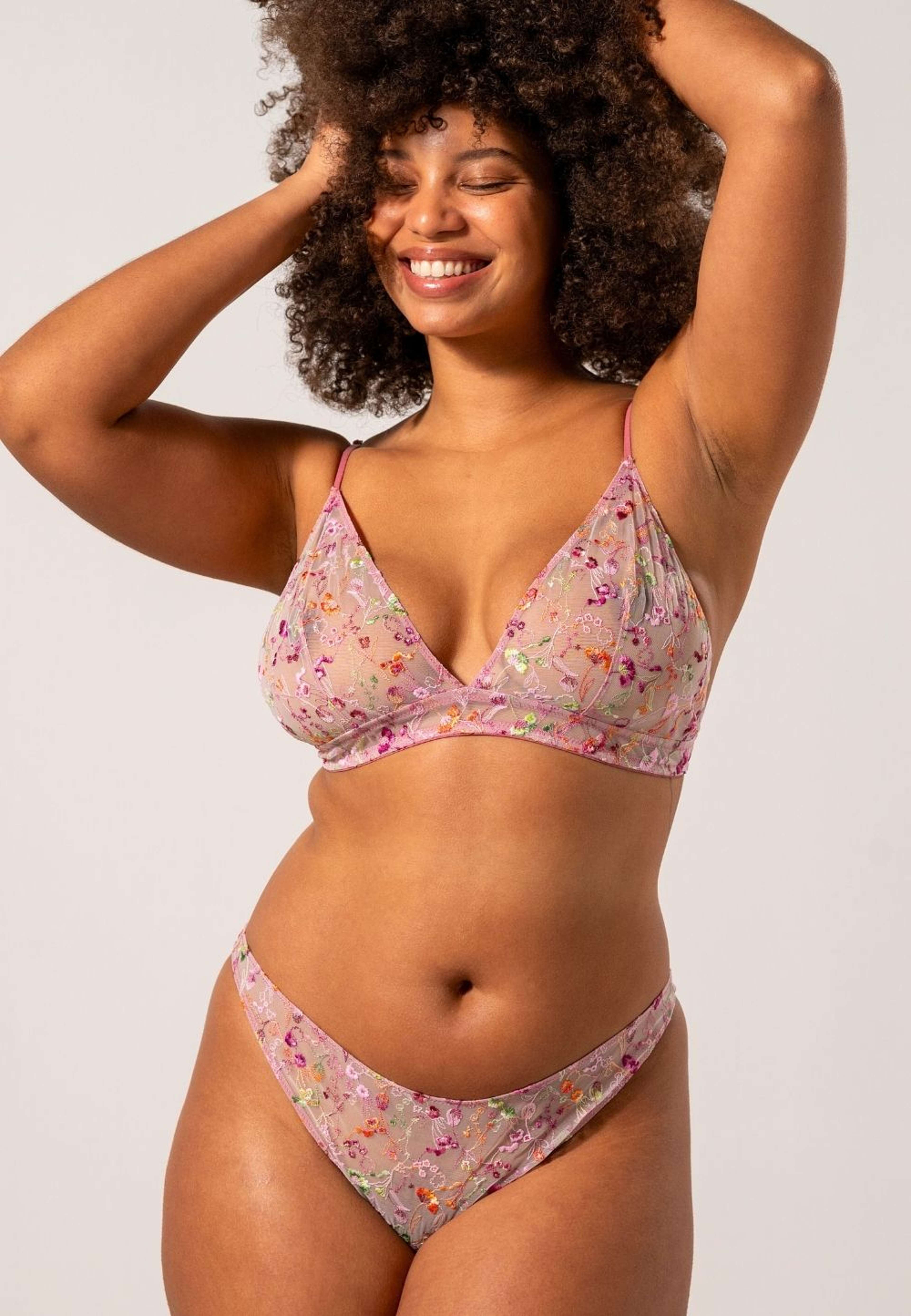 Mesh Triangle Bralette