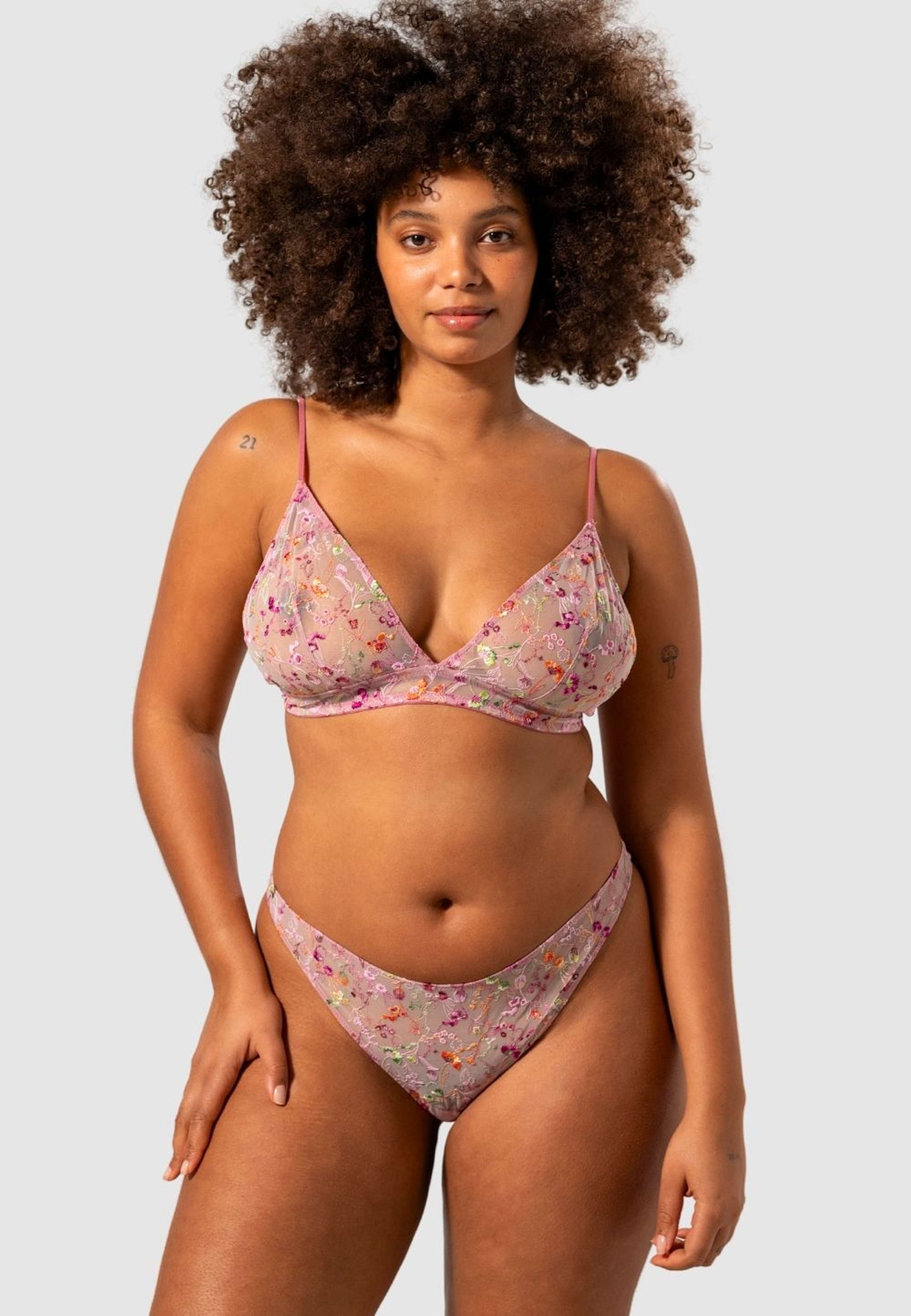 Mesh Triangle Bralette