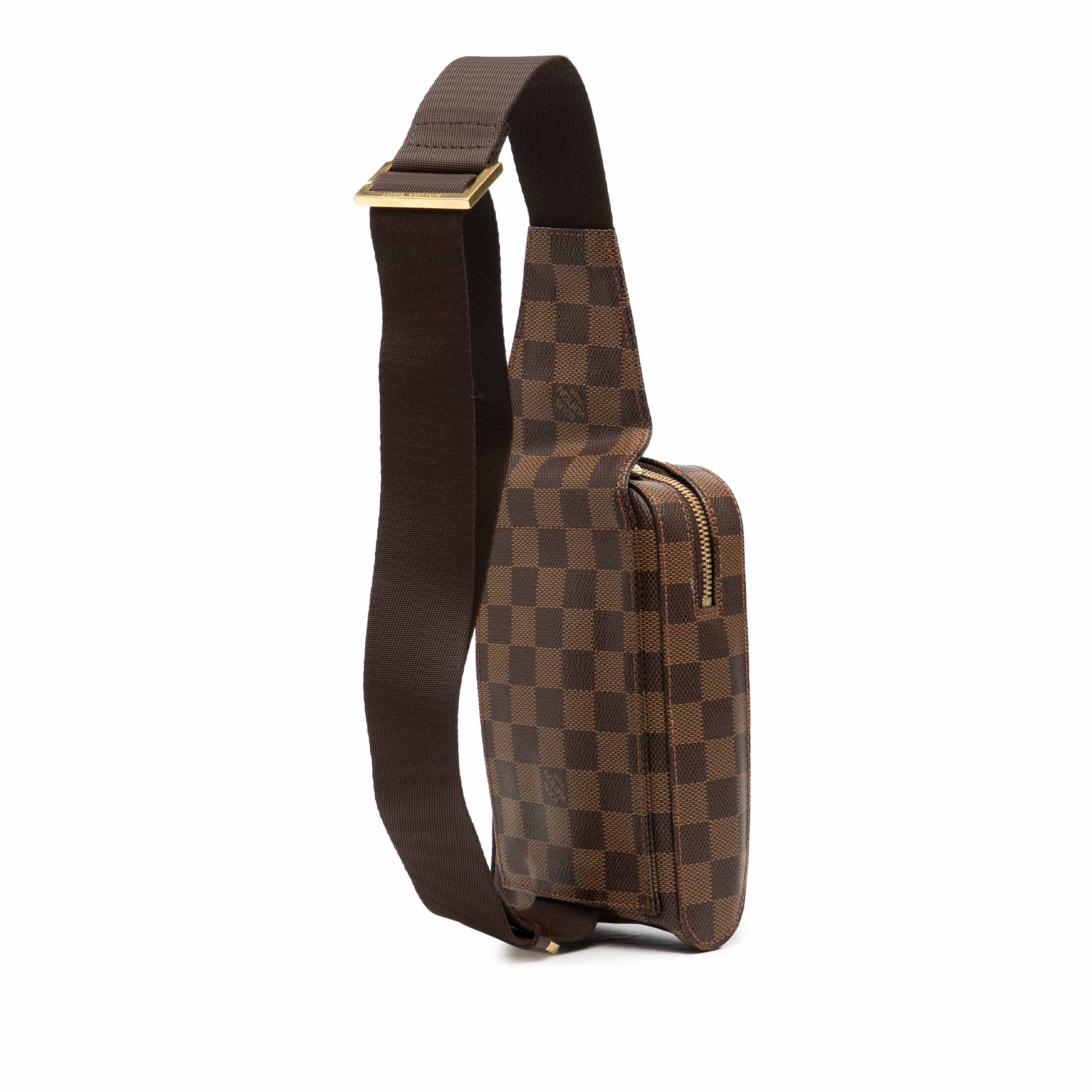 Louis Vuitton Damier Ebene Geronimos, från Luxclusif, i färgen brun. Klicka för att öppna bilden i stort format