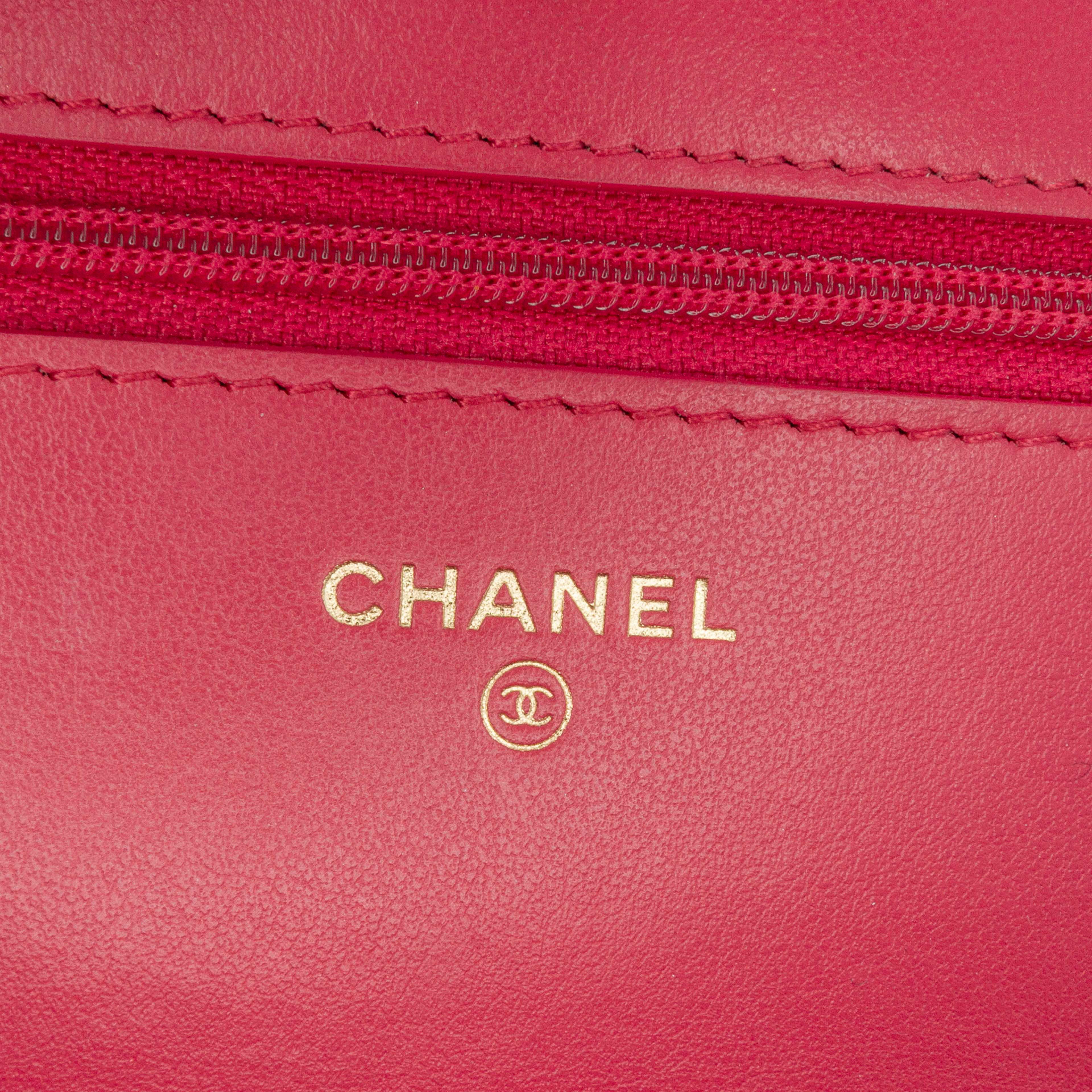 Chanel Quilted Lambskin 19 Wallet On Chain