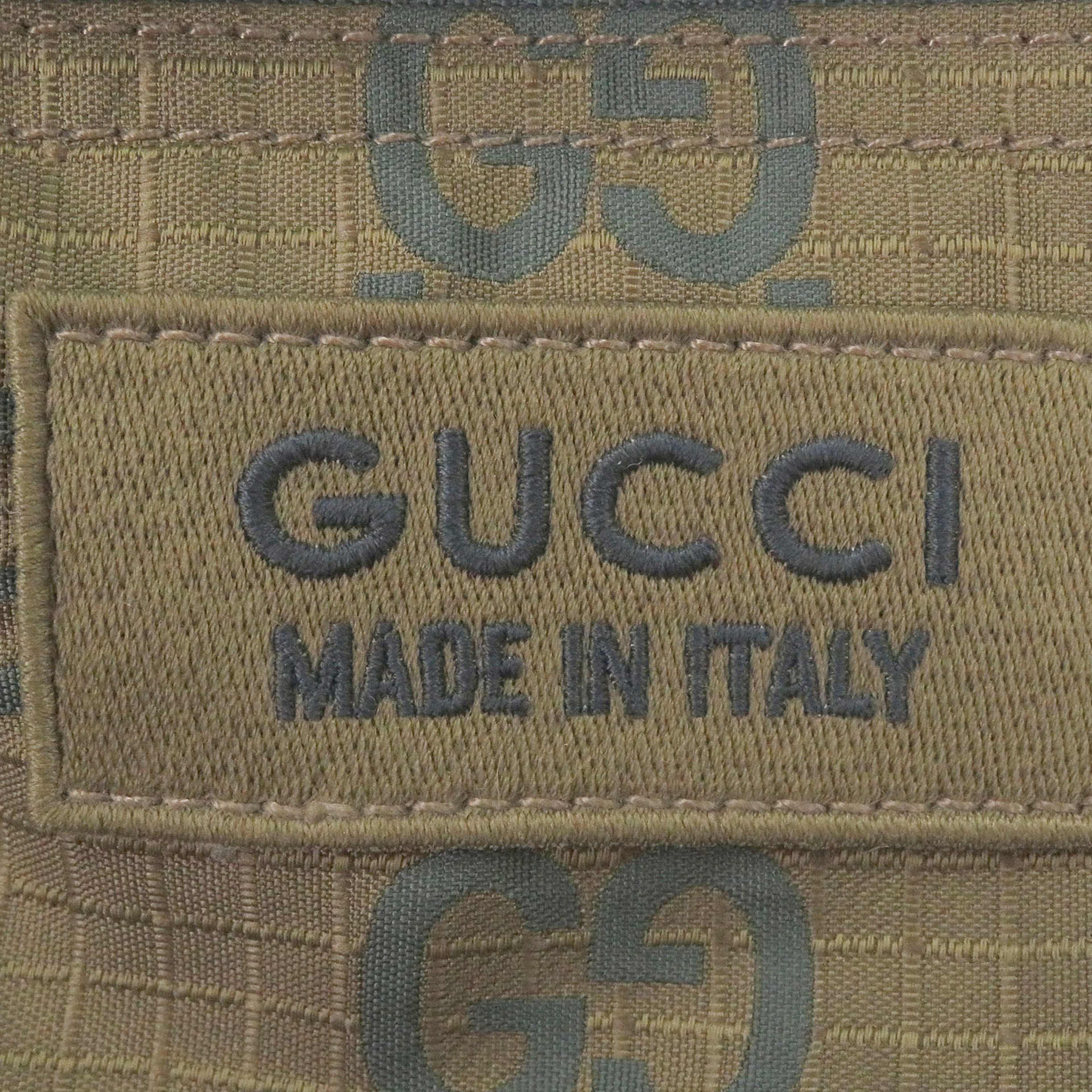 Gucci Gg Ripstop Nylon Belt Bag, från Luxclusif, i färgen brun. Klicka för att öppna bilden i stort format