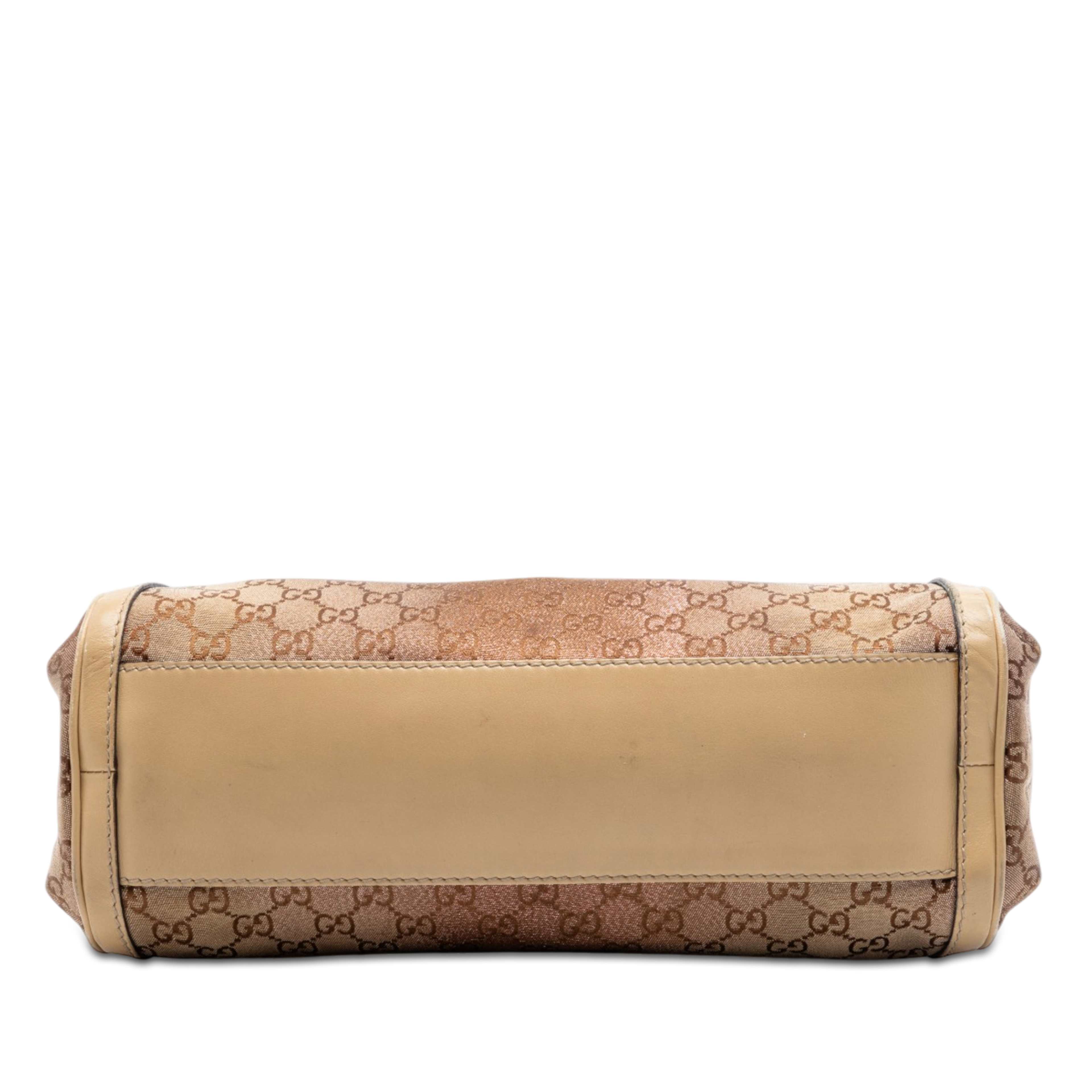 Gucci Gg Lurex Scarlett Handbag, från Luxclusif, i färgen brun. Klicka för att öppna bilden i stort format