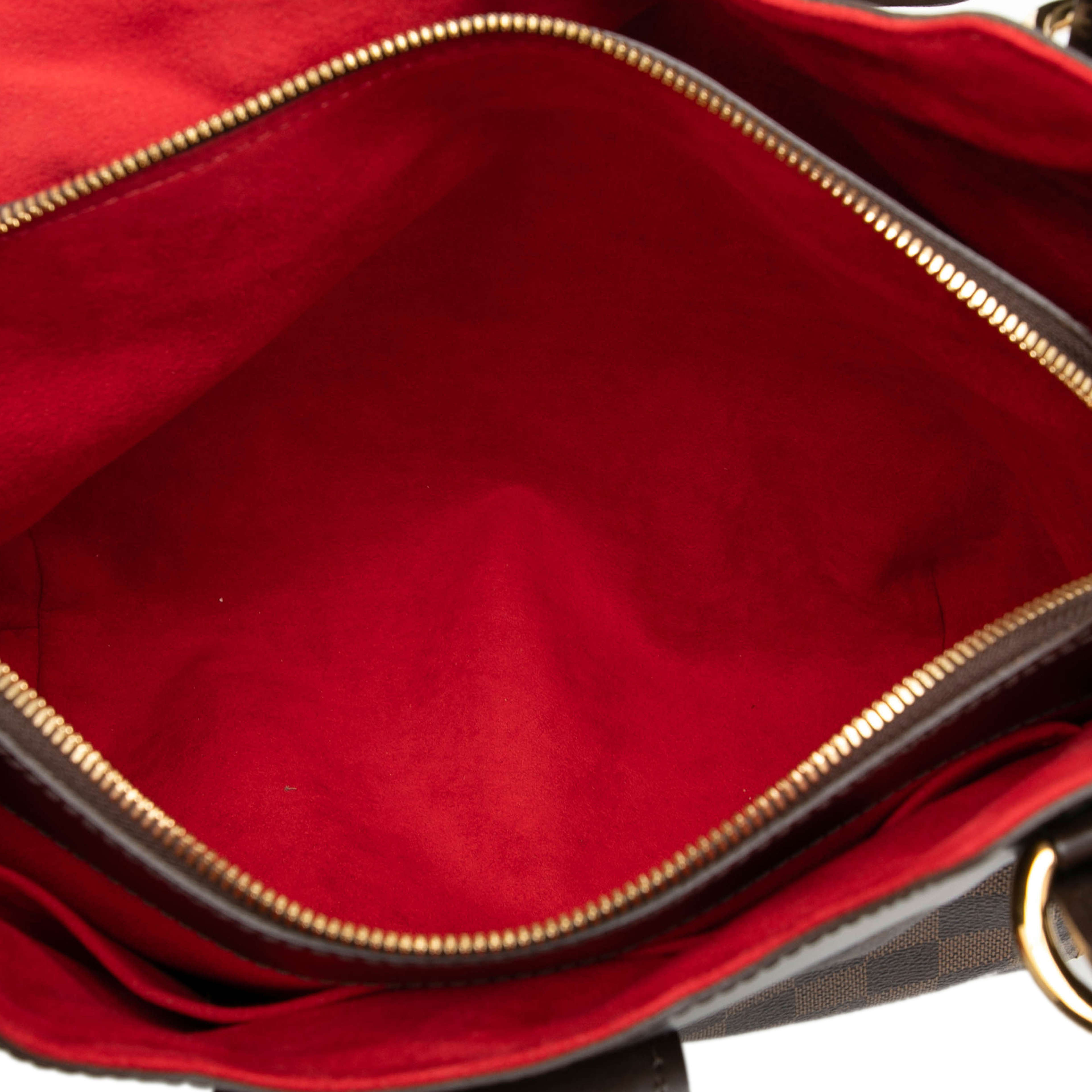 Louis Vuitton Damier Ebene Sistina Gm, från Luxclusif, i färgen brown. Klicka för att öppna bilden i stort format