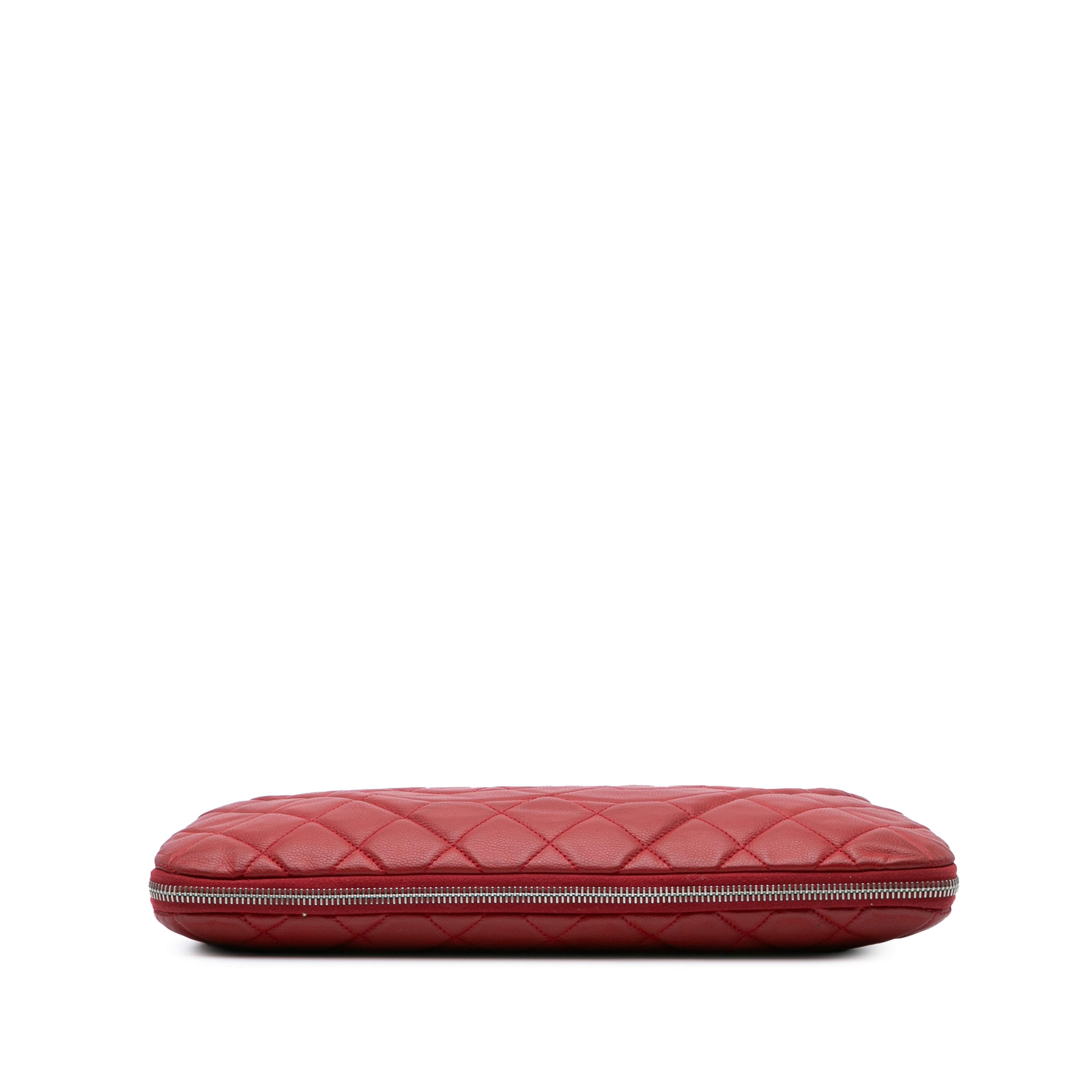 Chanel Quilted Caviar Expandable Zip Around Tote