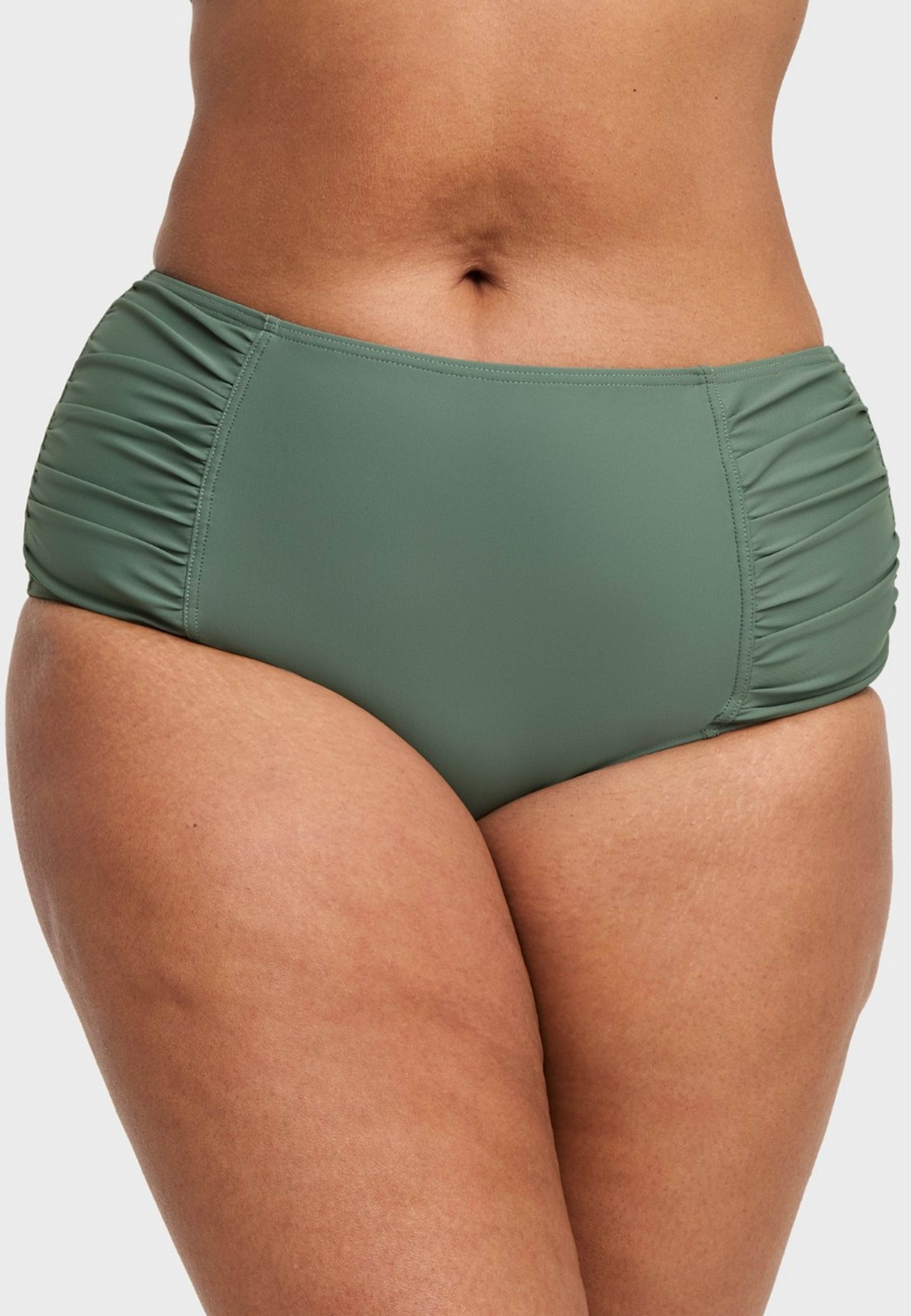 Corfu Excellent Maxi Bikinitrosa, från Swegmark, i färgen olive green. Klicka för att öppna bilden i stort format