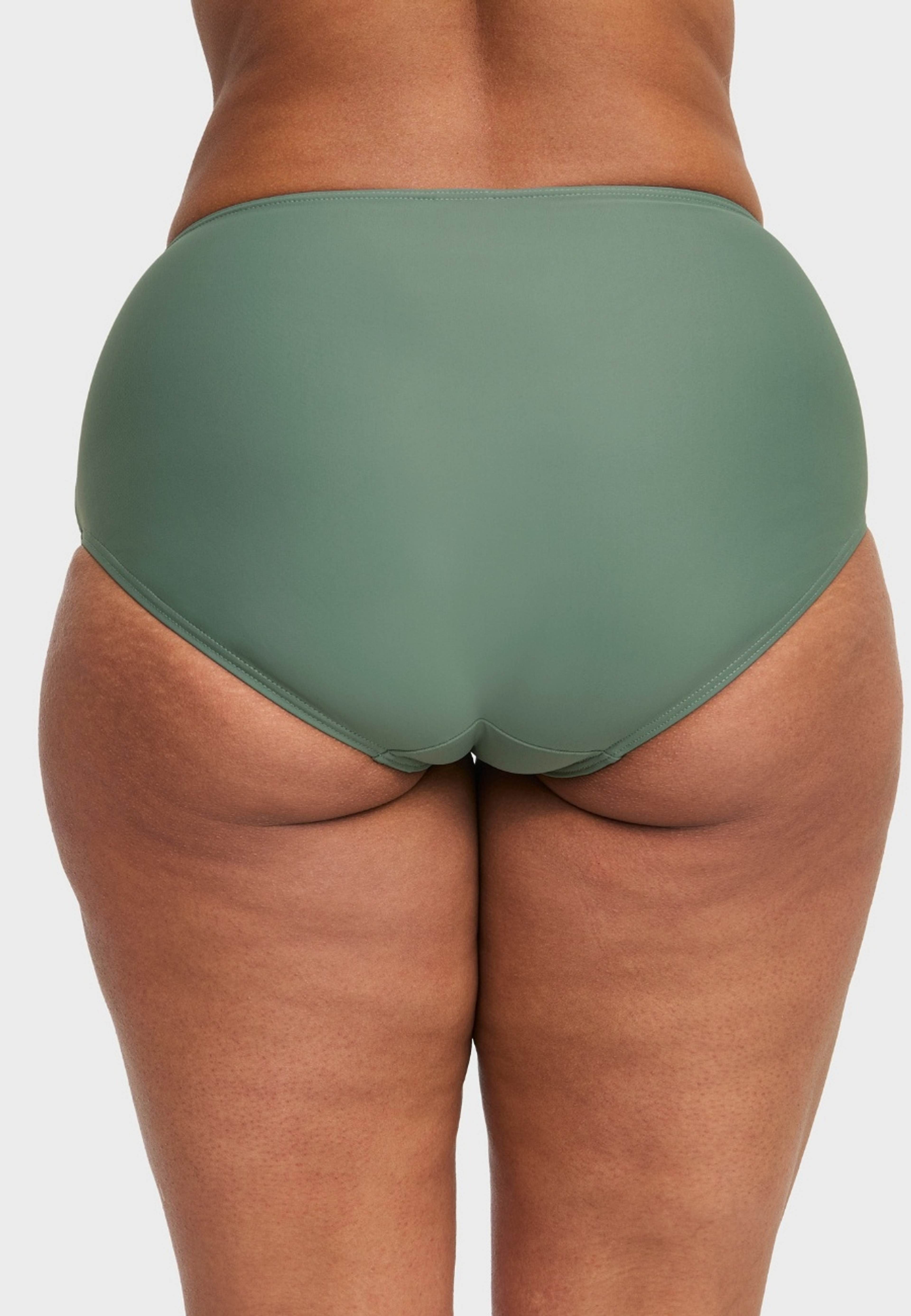 Corfu Excellent Maxi Bikinitrosa, från Swegmark, i färgen olive green. Klicka för att öppna bilden i stort format