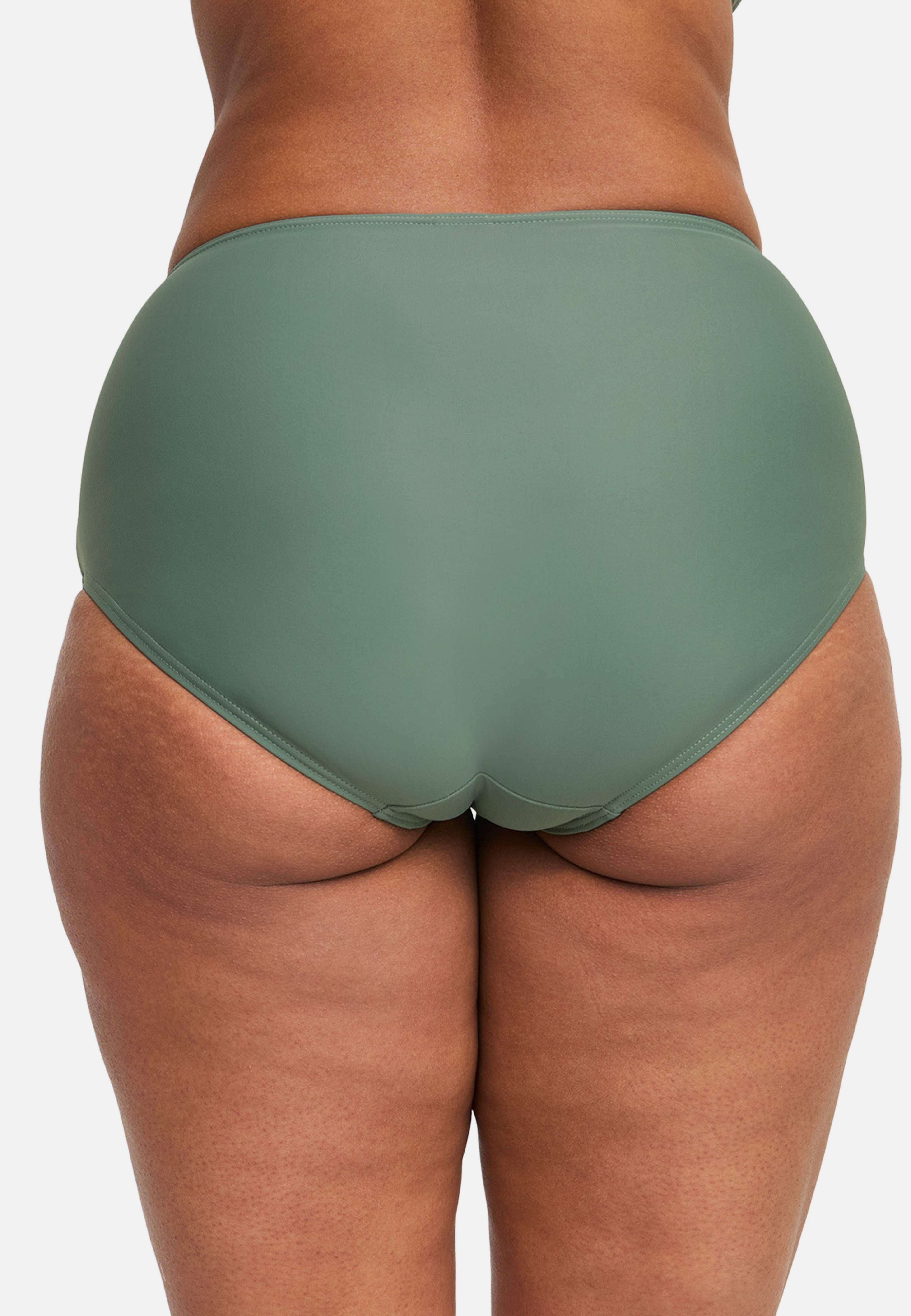 Corfu Excellent Maxi Bikinitrosa, från Swegmark, i färgen olive green. Klicka för att öppna bilden i stort format