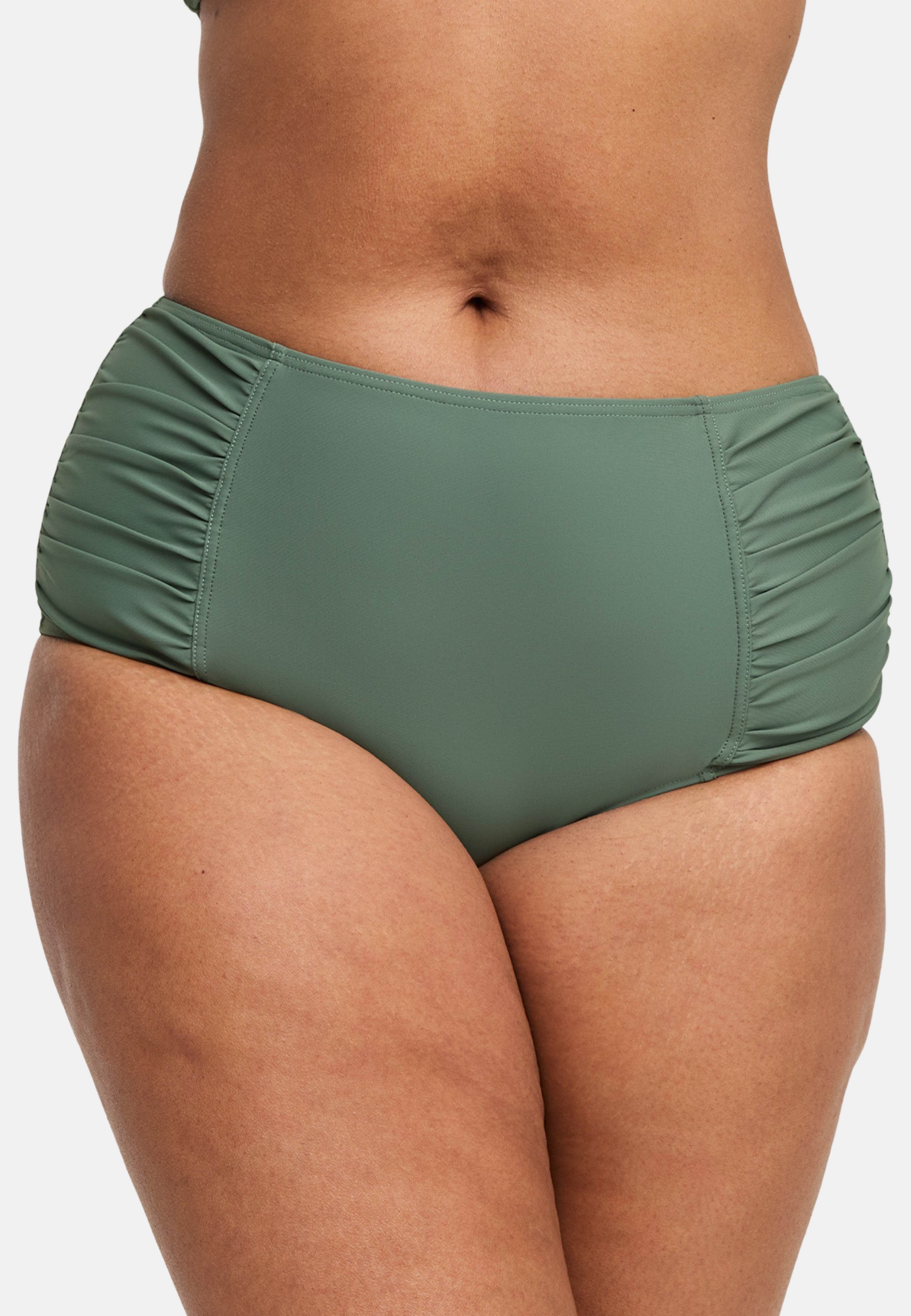 Corfu Excellent Maxi Bikinitrosa, från Swegmark, i färgen olive green. Klicka för att öppna bilden i stort format