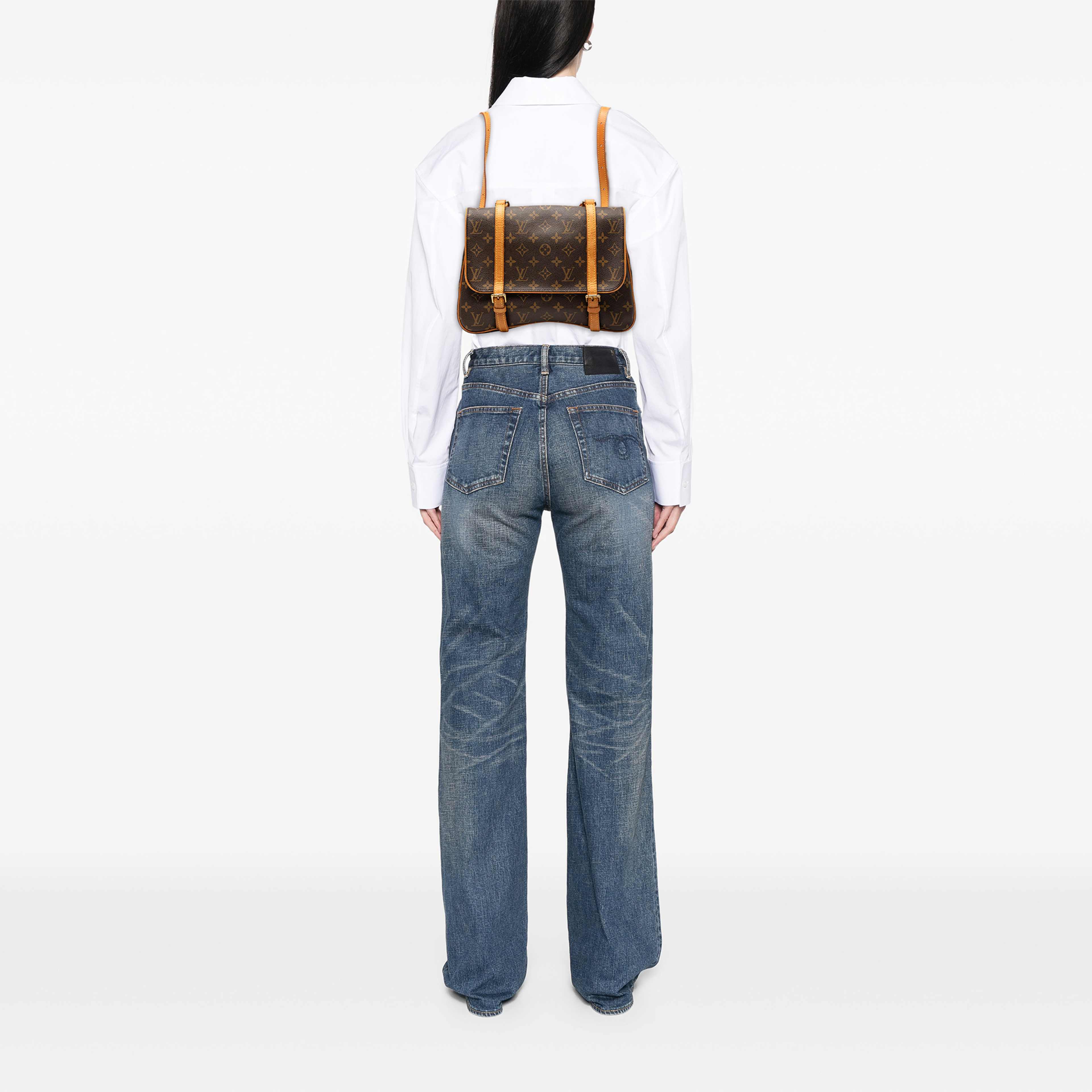 Louis Vuitton Monogram Marelle Sac A Dos, från Luxclusif, i färgen brun. Klicka för att öppna bilden i stort format