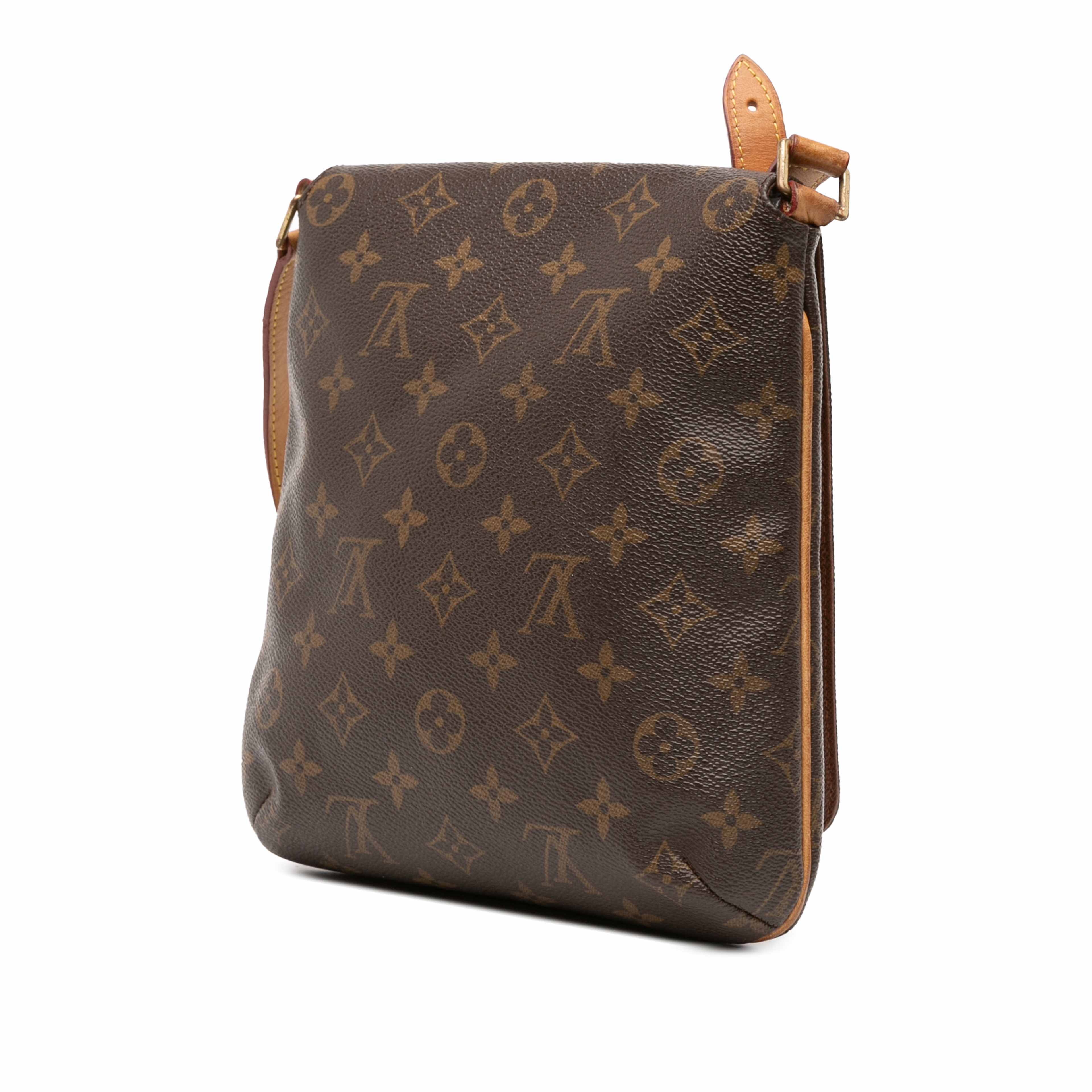Louis Vuitton Monogram Musette Salsa Short Strap, från Luxclusif, i färgen brown. Klicka för att öppna bilden i stort format