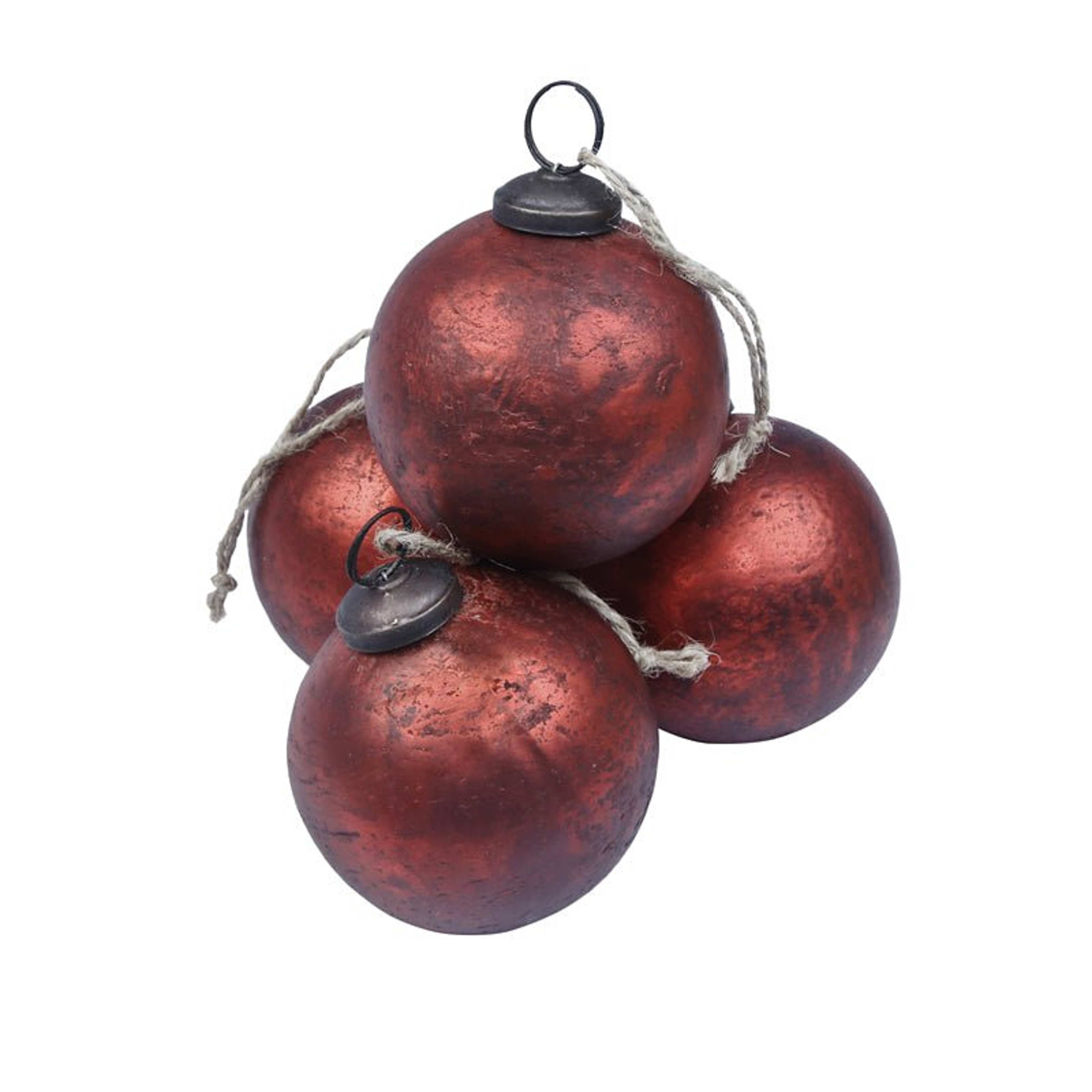 Julgranskulor Lux - 6-pack, från by Benson, i färgen red. Klicka för att öppna bilden i stort format