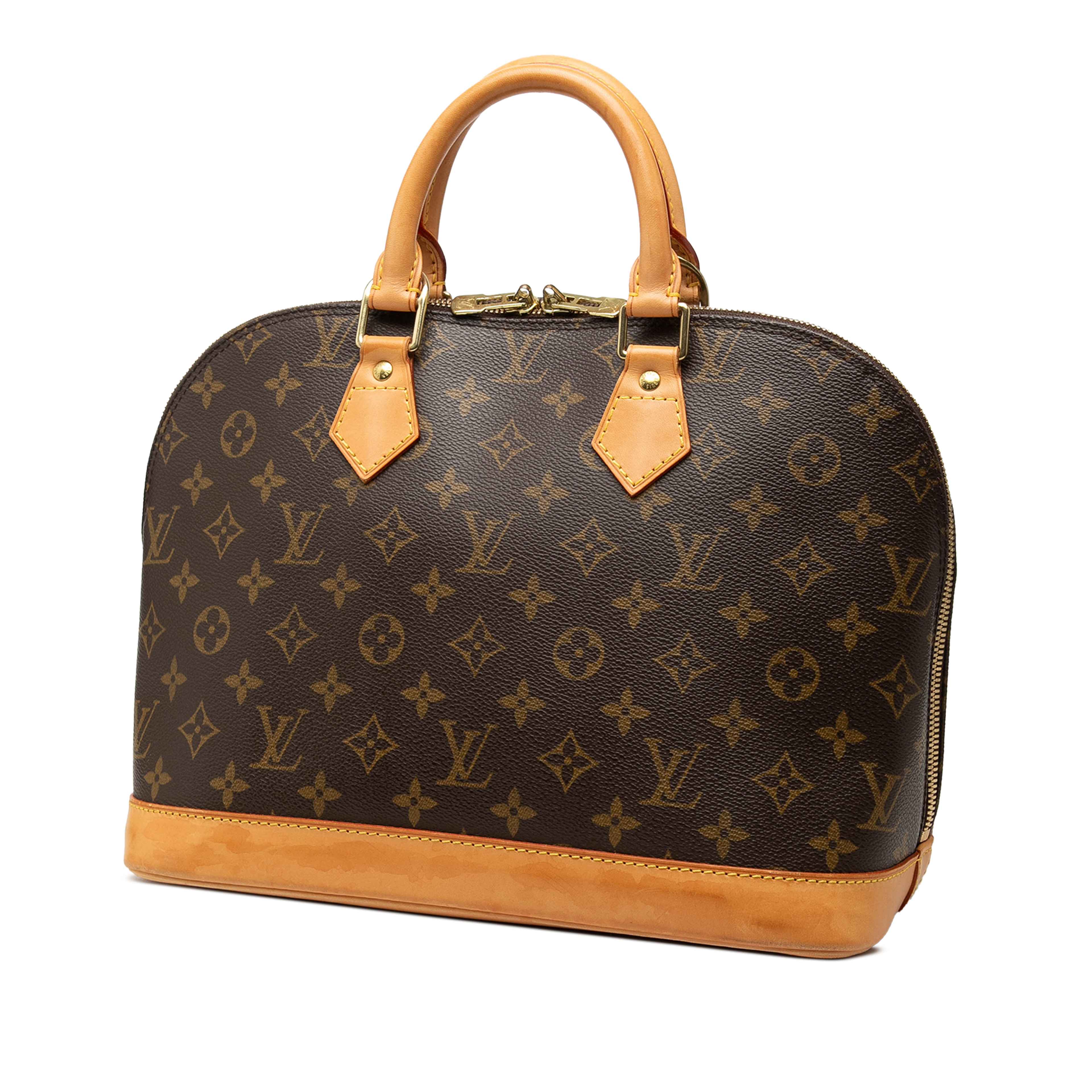 Louis Vuitton Monogram Alma Pm, från Luxclusif, i färgen brun. Klicka för att öppna bilden i stort format