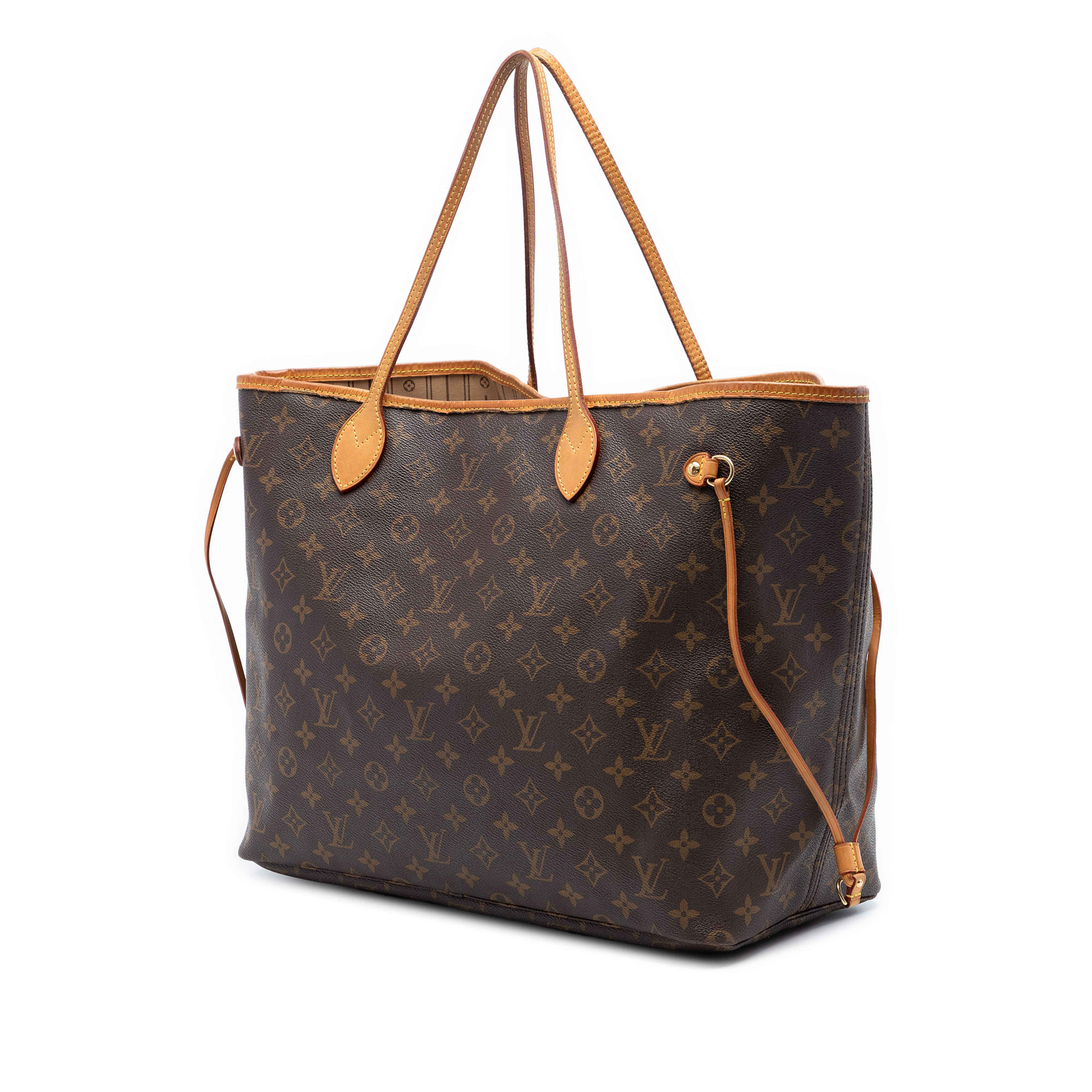 Louis Vuitton Monogram Neverfull Gm, från Luxclusif, i färgen brown. Klicka för att öppna bilden i stort format