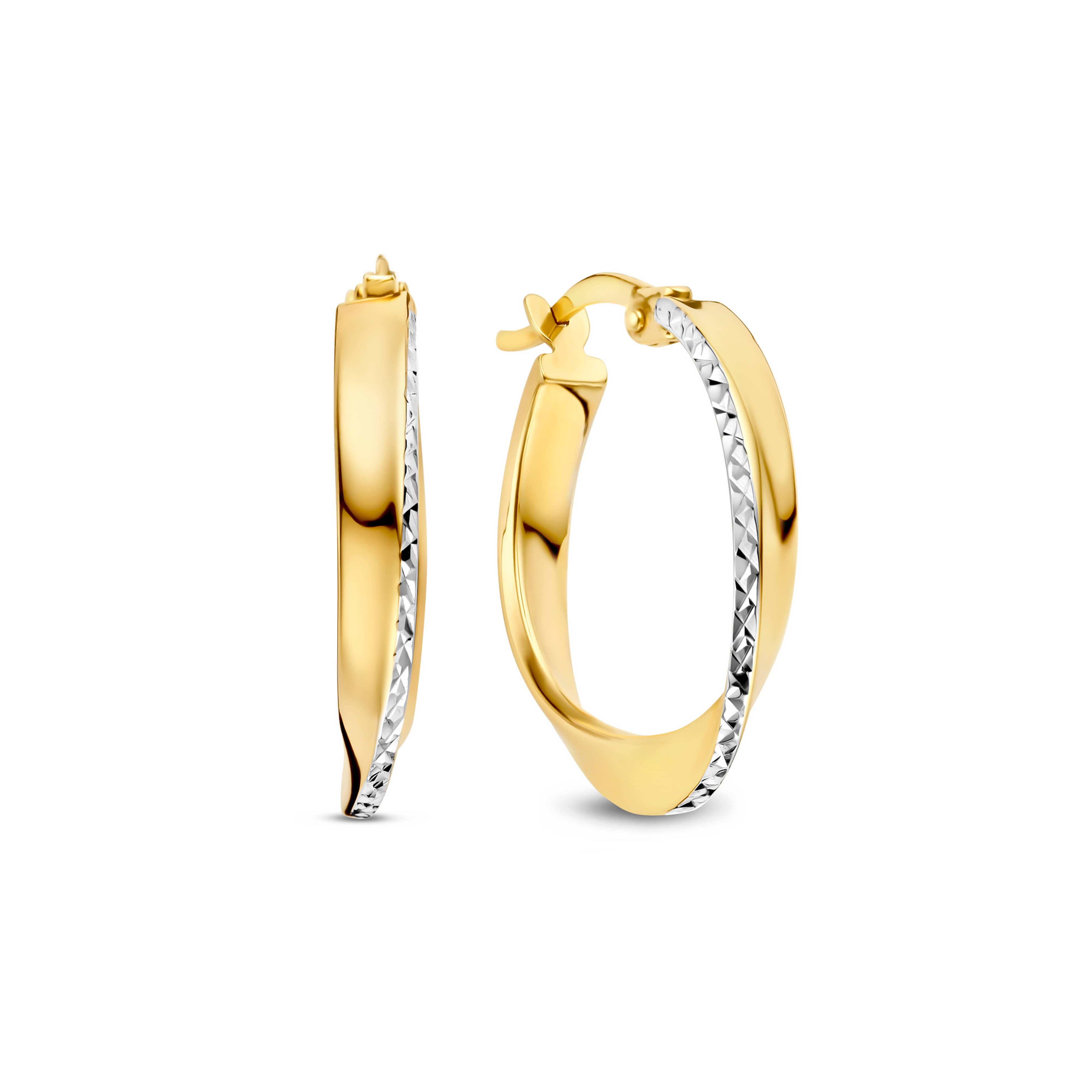 Rivoli 14 Karat Guld Creoler