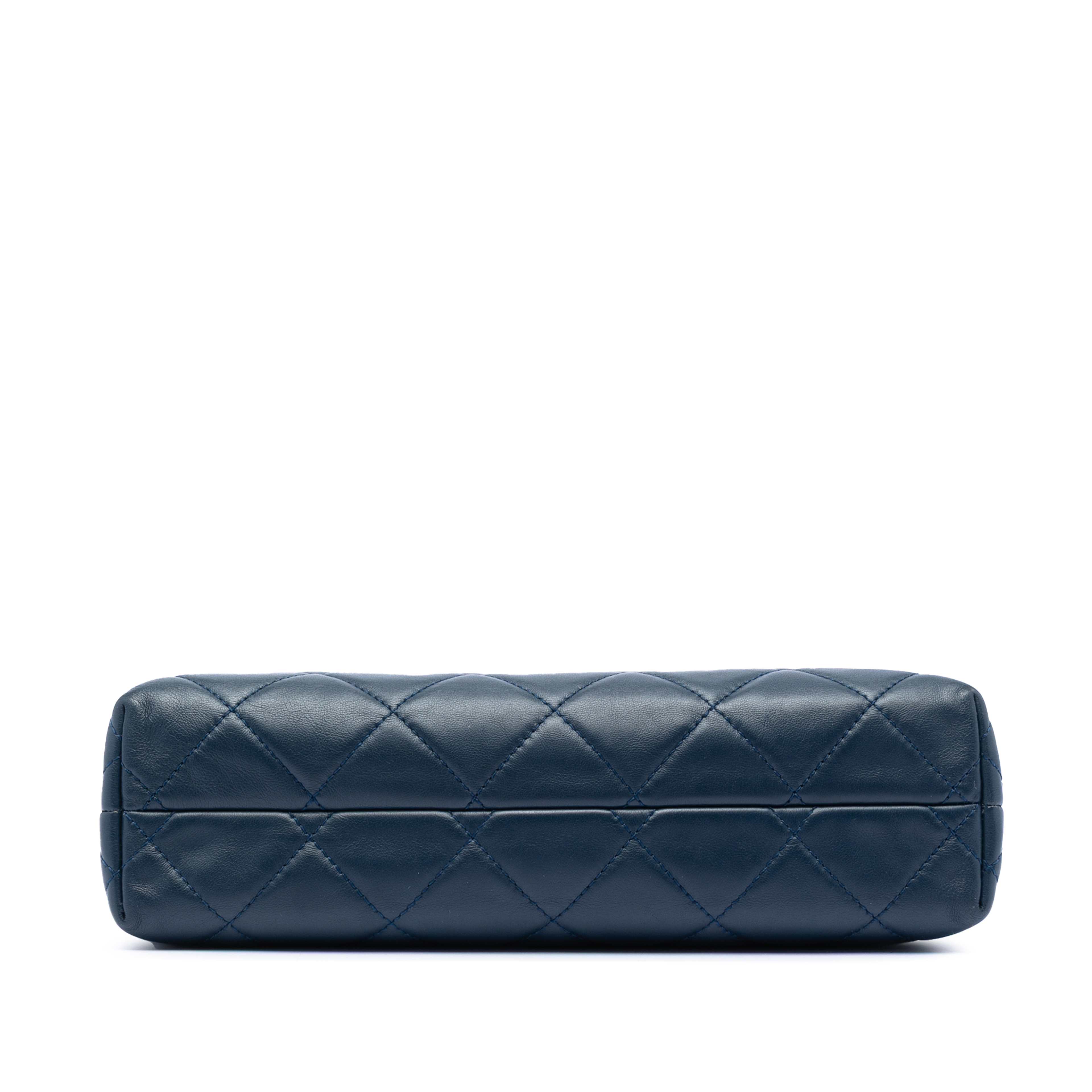 Chanel Quilted Calfskin In The Business Flap, från Luxclusif, i färgen navy. Klicka för att öppna bilden i stort format