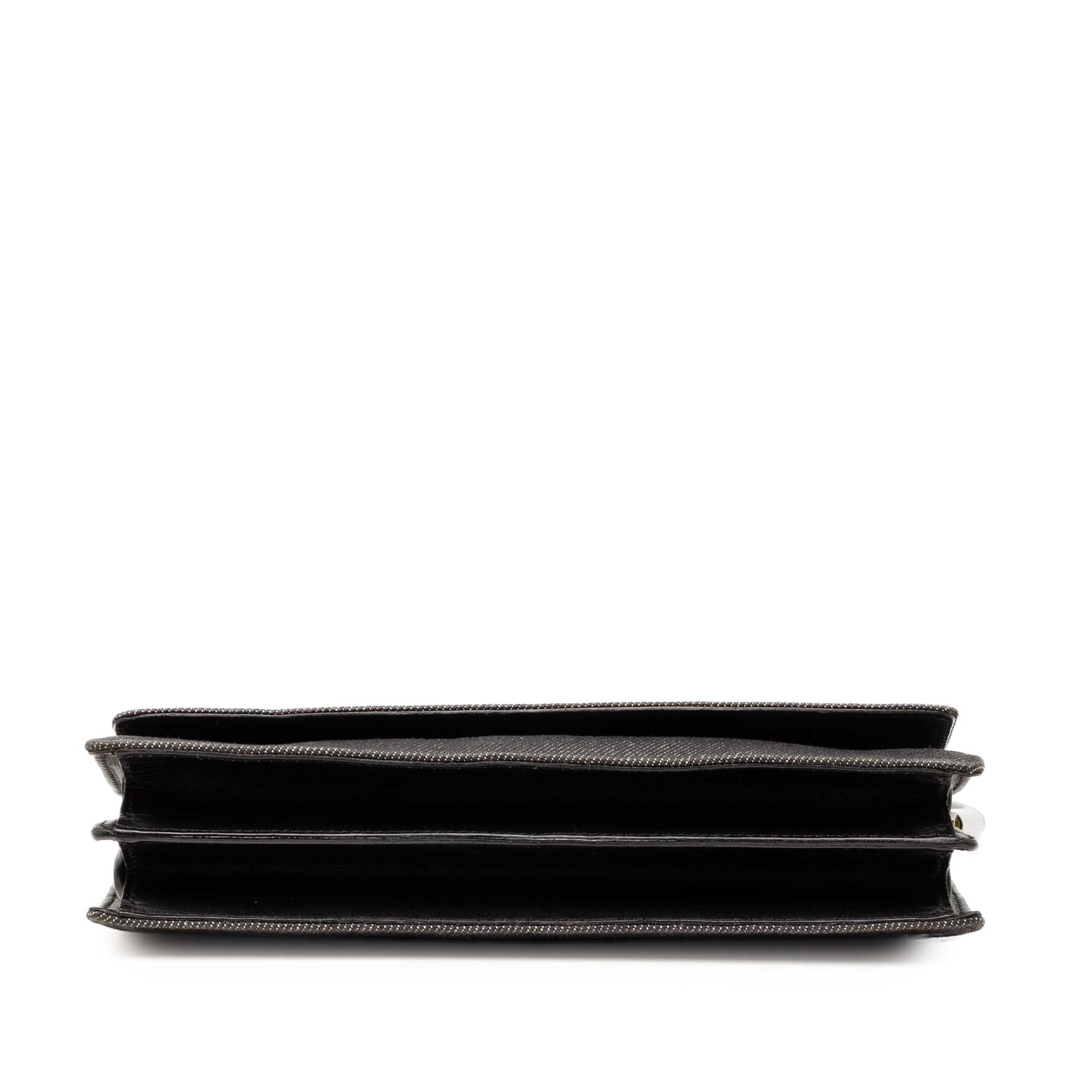 Gucci Denim Shoulder Bag, från Luxclusif, i färgen svart. Klicka för att öppna bilden i stort format