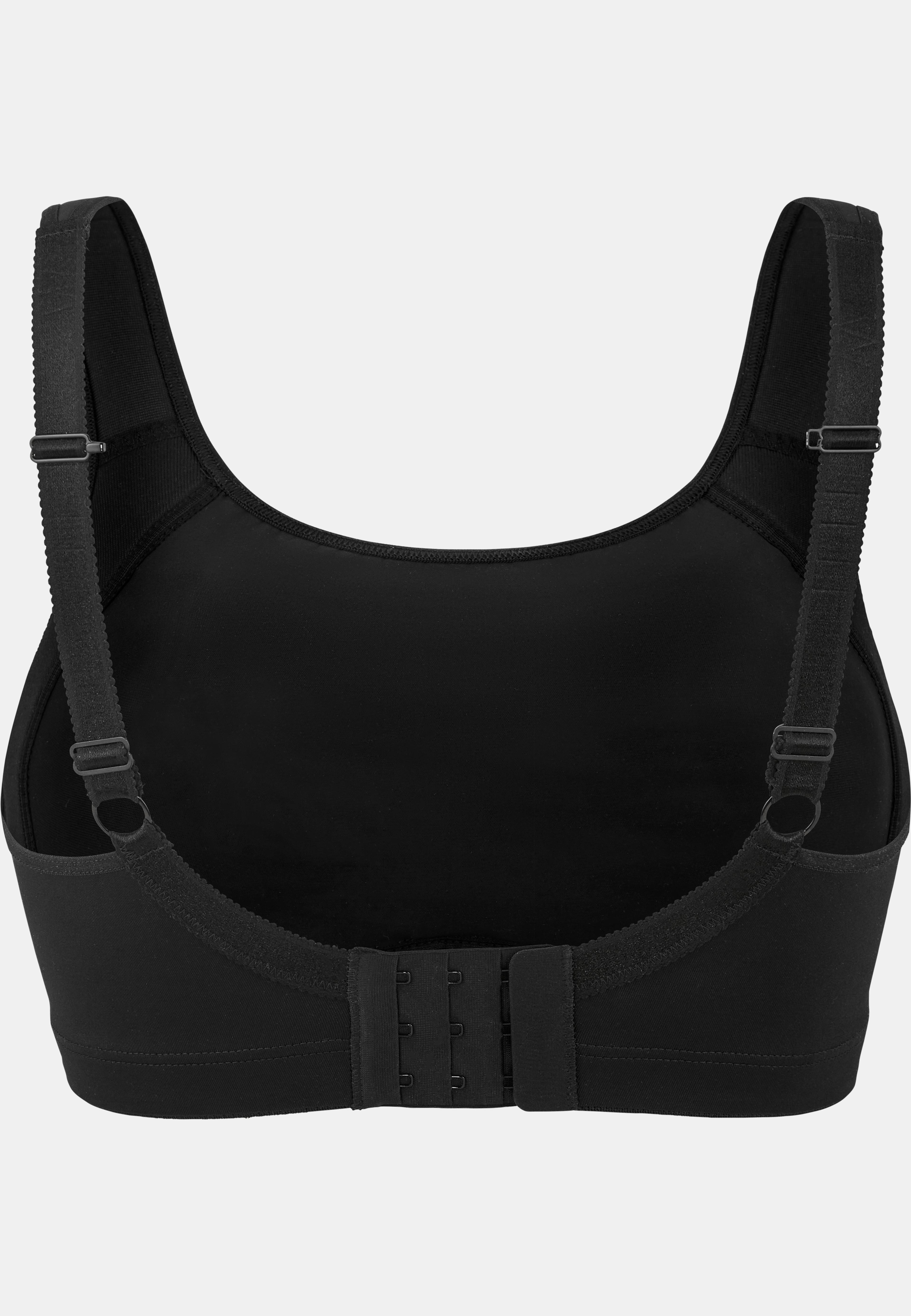 Dynamic Intense Sport-bh, från Swegmark, i färgen black/greymelange. Klicka för att öppna bilden i stort format