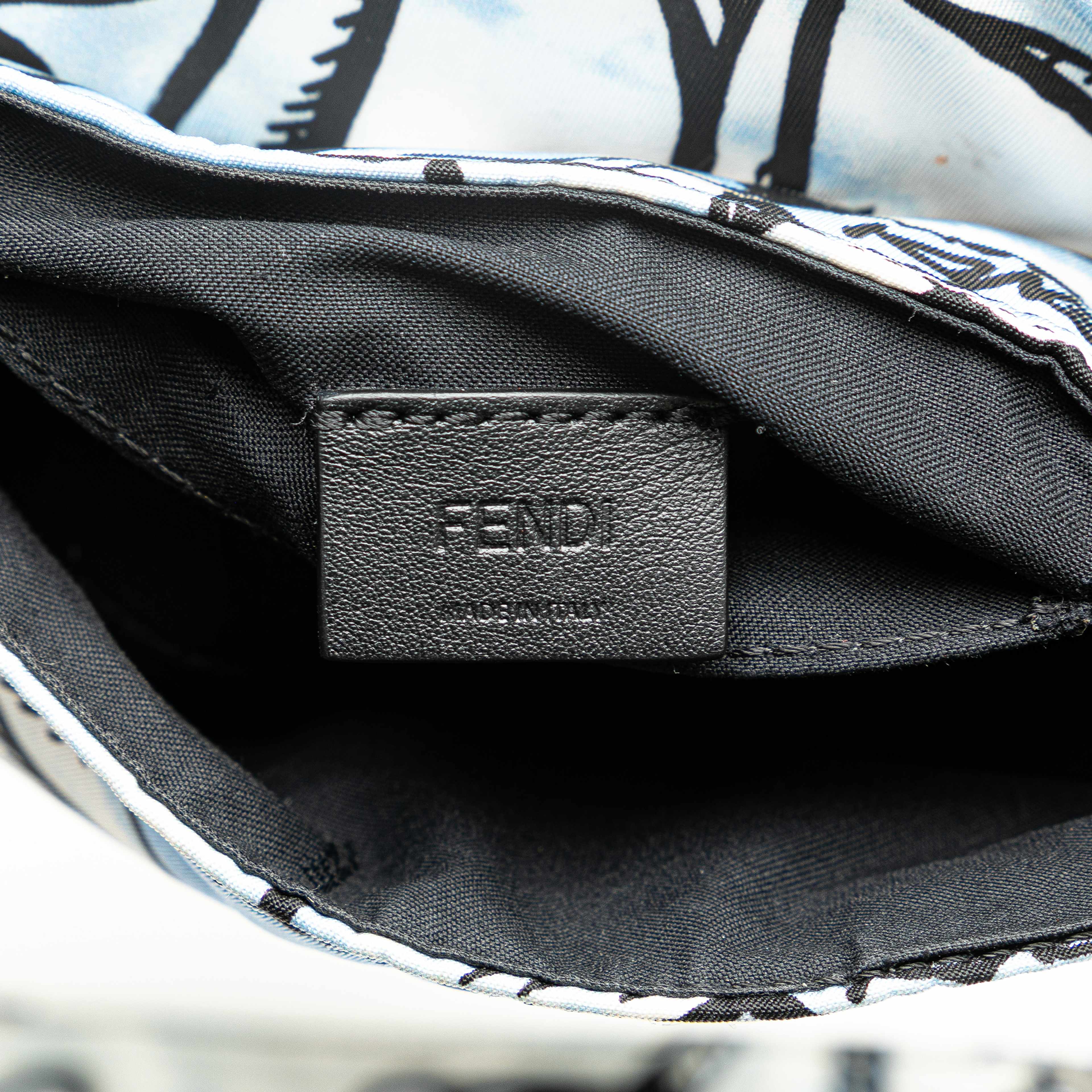 Fendi Joshua Vides Mini Nylon Convertible Baguette Crossbody