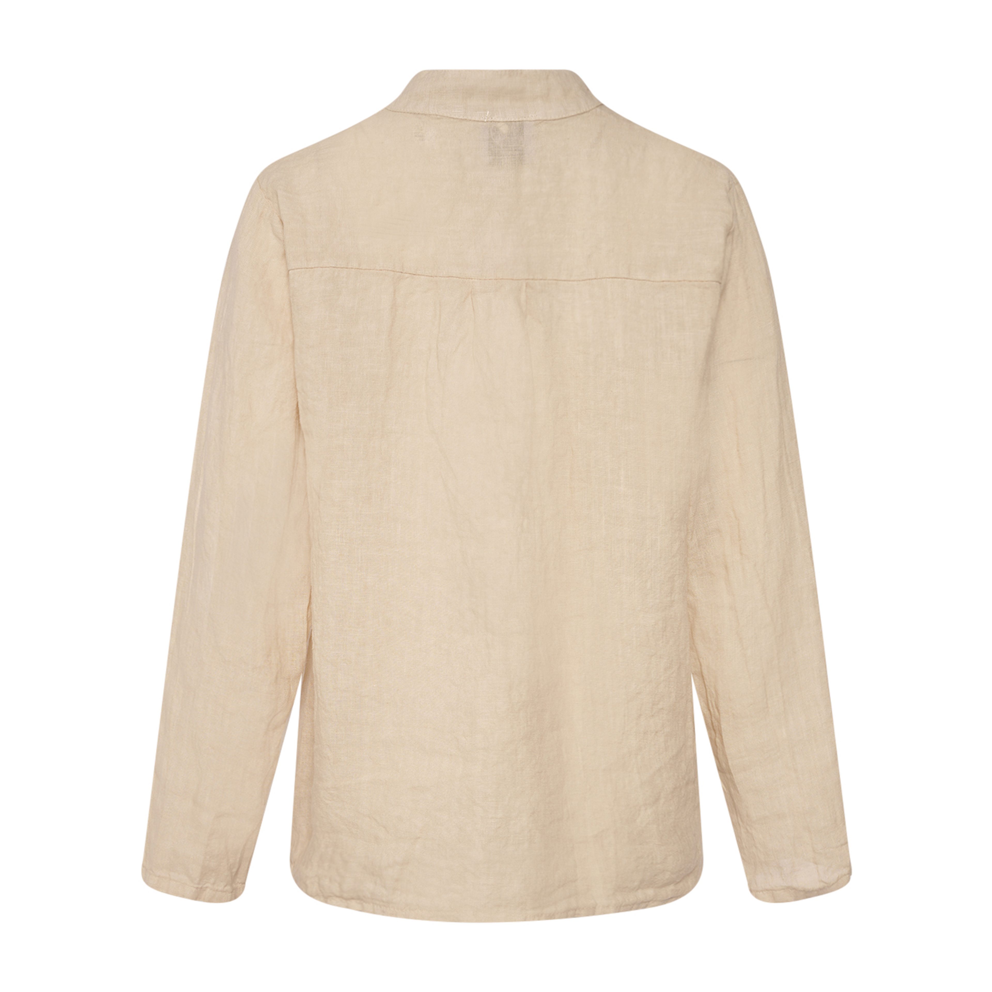 Hildur, Blouse, Linen - Soft Grey
