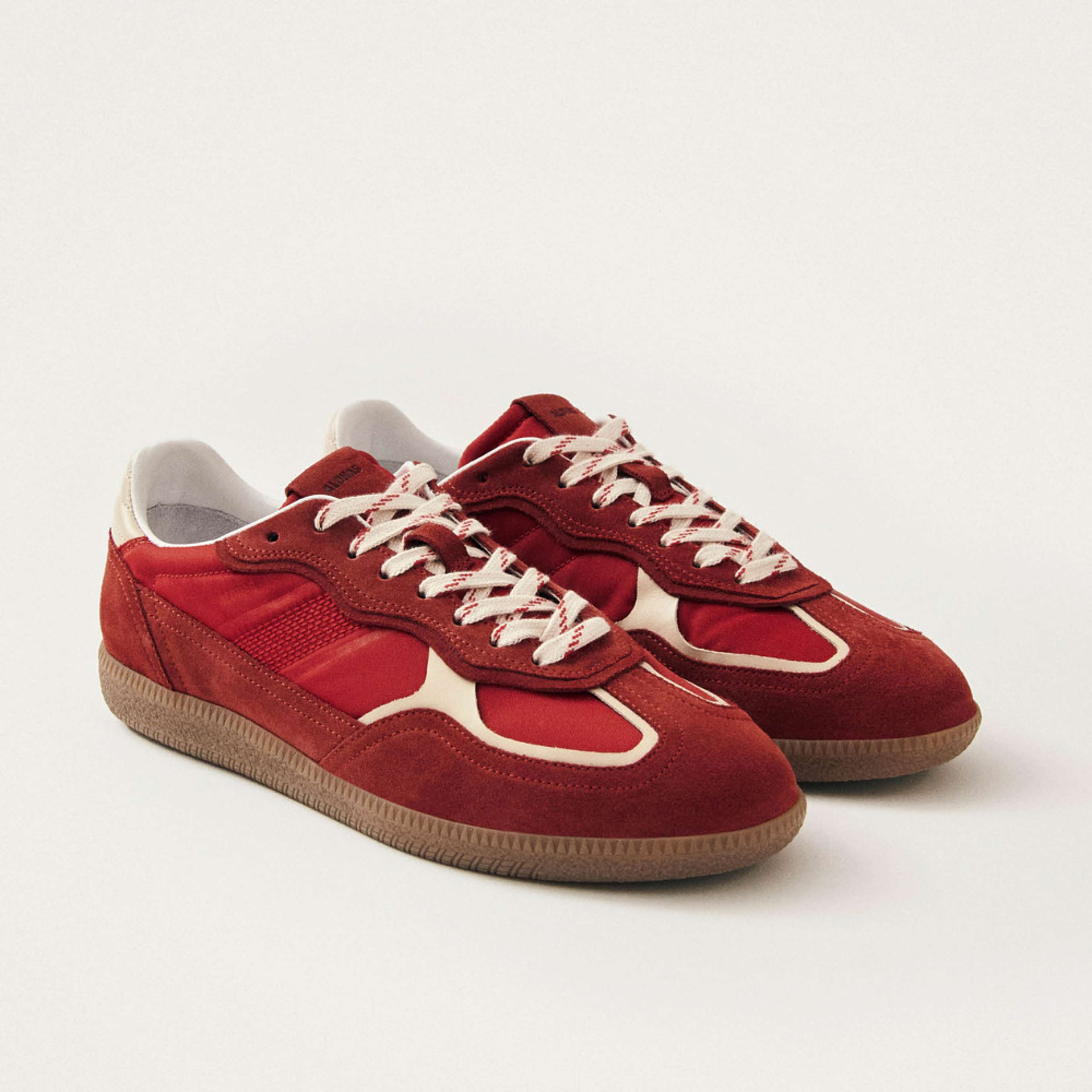 Tb.490 Rife Sheen Red Leather Sneakers
