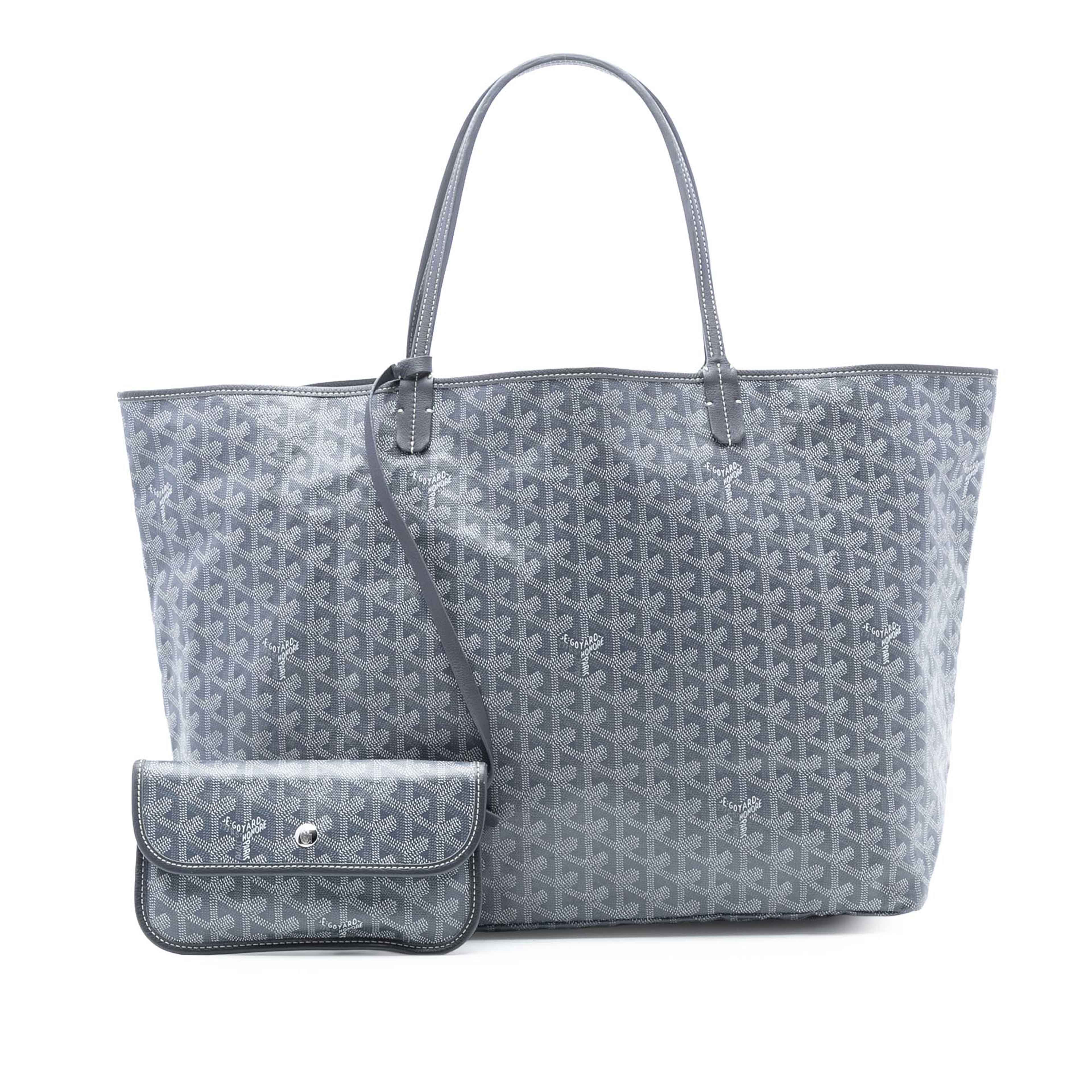 Goyard Goyardine Saint Louis Gm, från Luxclusif, i färgen grå. Klicka för att öppna bilden i stort format
