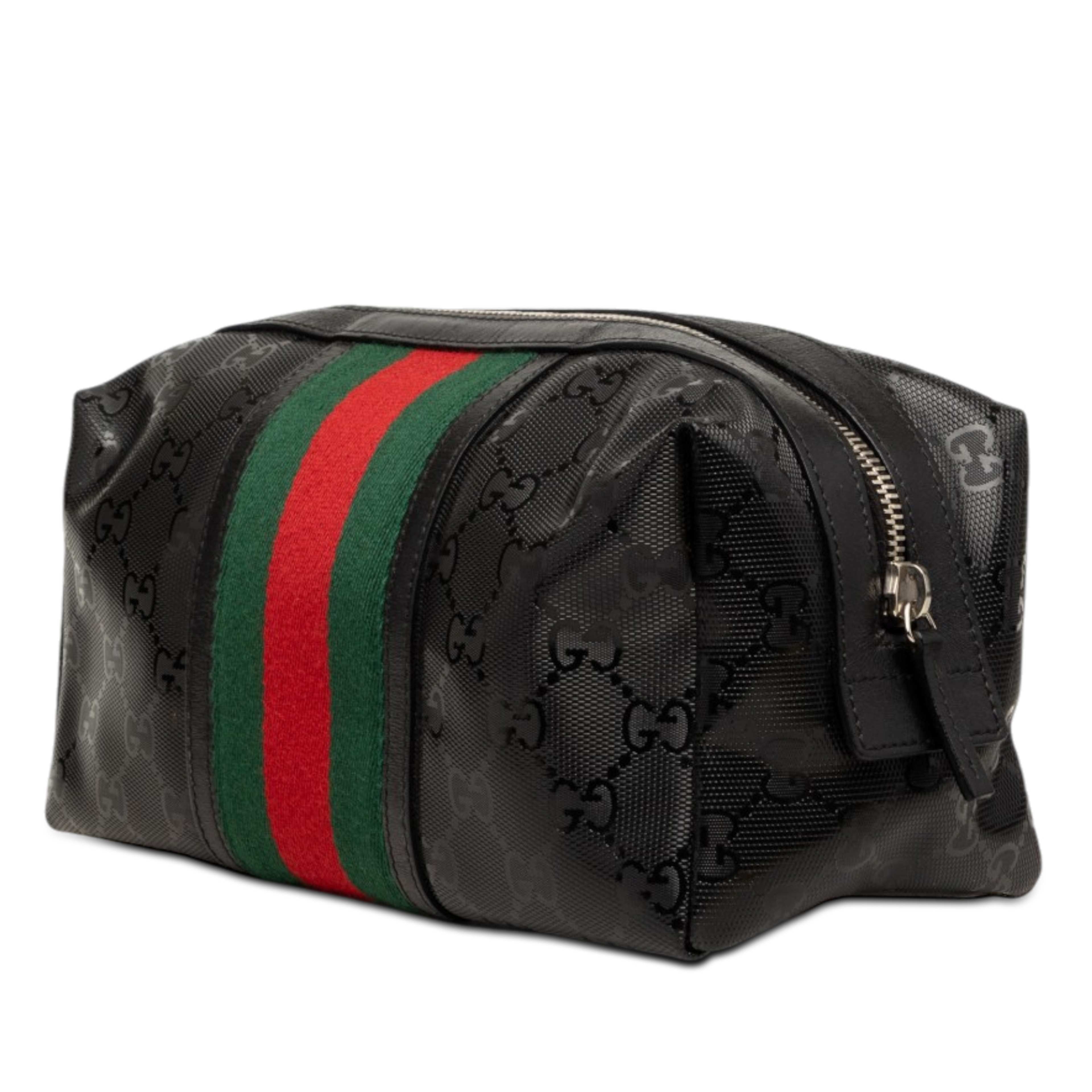 Gucci Gg Imprime Web Cosmetic Case, från Luxclusif, i färgen svart. Klicka för att öppna bilden i stort format