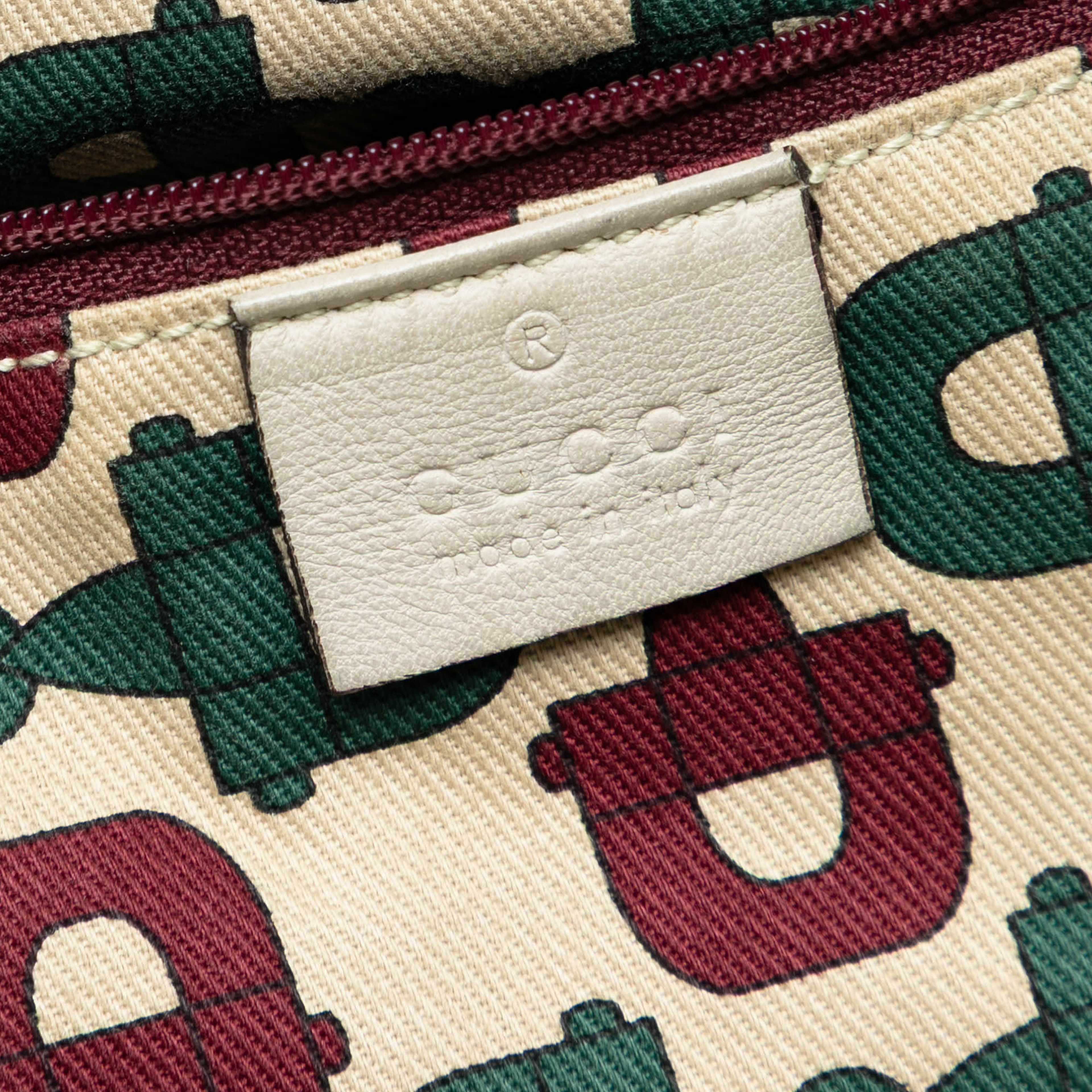 Gucci Large Guccissima Tribeca Tote, från Luxclusif, i färgen beige. Klicka för att öppna bilden i stort format