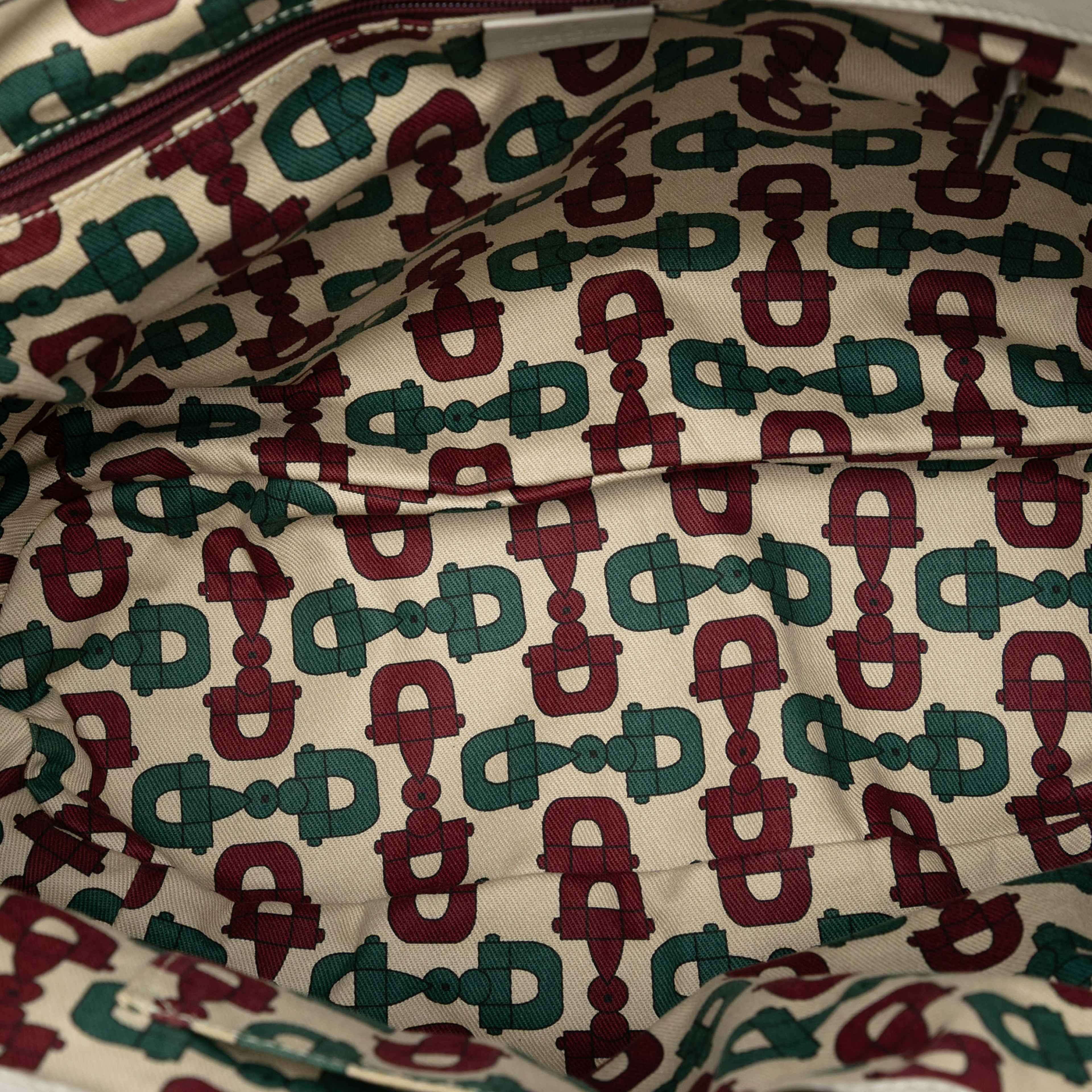 Gucci Large Guccissima Tribeca Tote, från Luxclusif, i färgen beige. Klicka för att öppna bilden i stort format