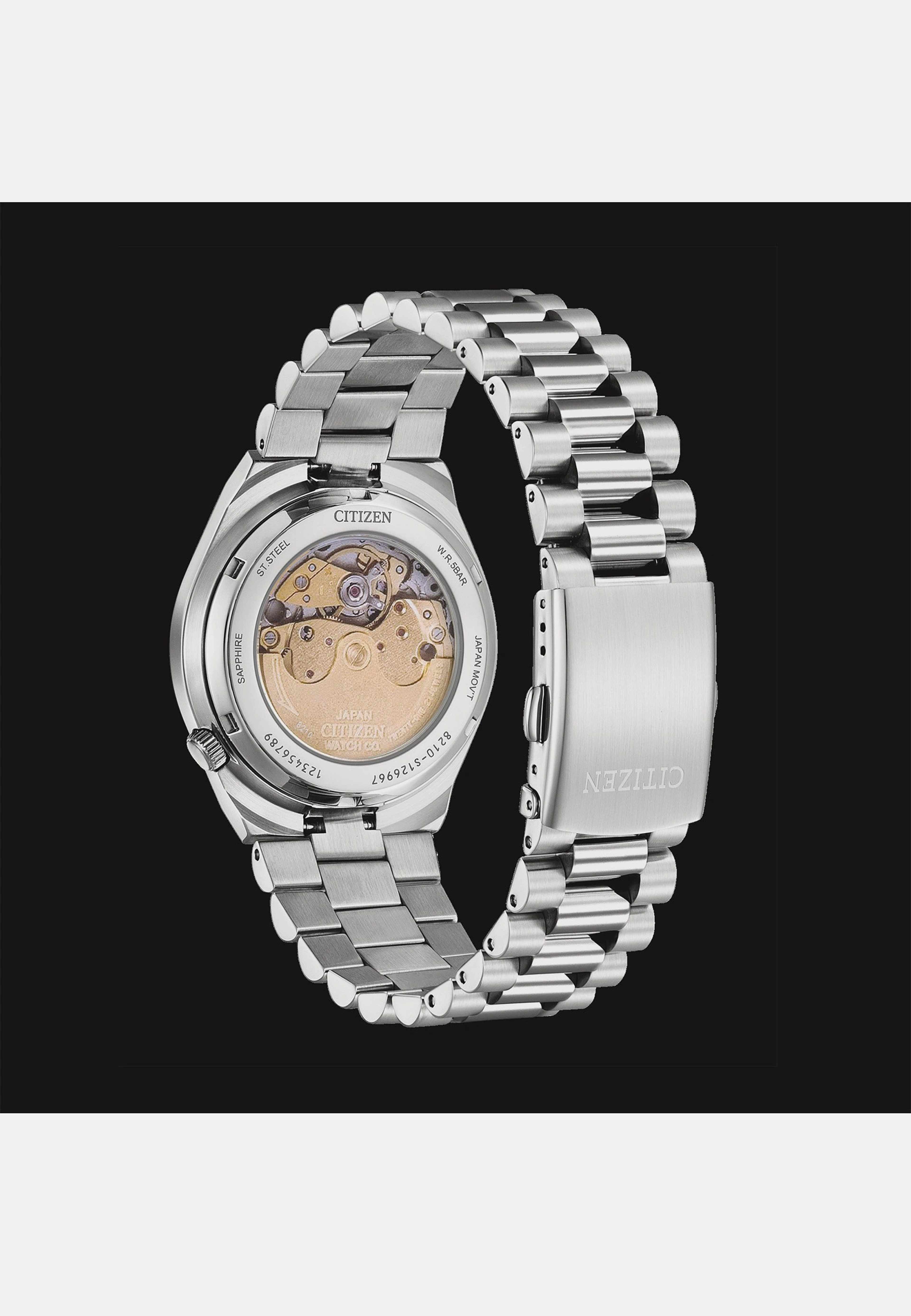 Citizen Tsuyosa Automatisk Herr - Ljusblå Nj0151-88m, från CITIZEN, i färgen silver. Klicka för att öppna bilden i stort format