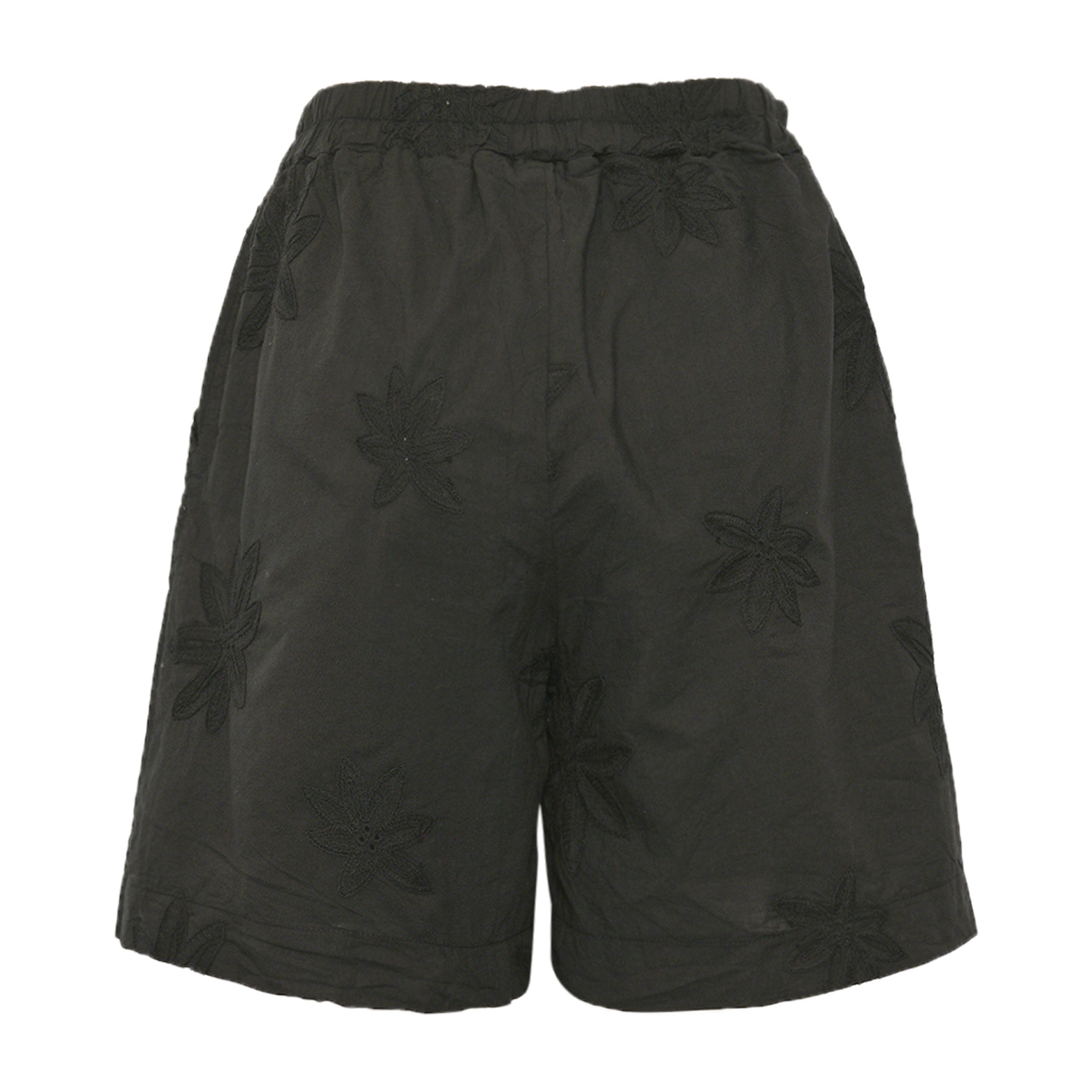 Idahlia, Shorts, Cotton - Black