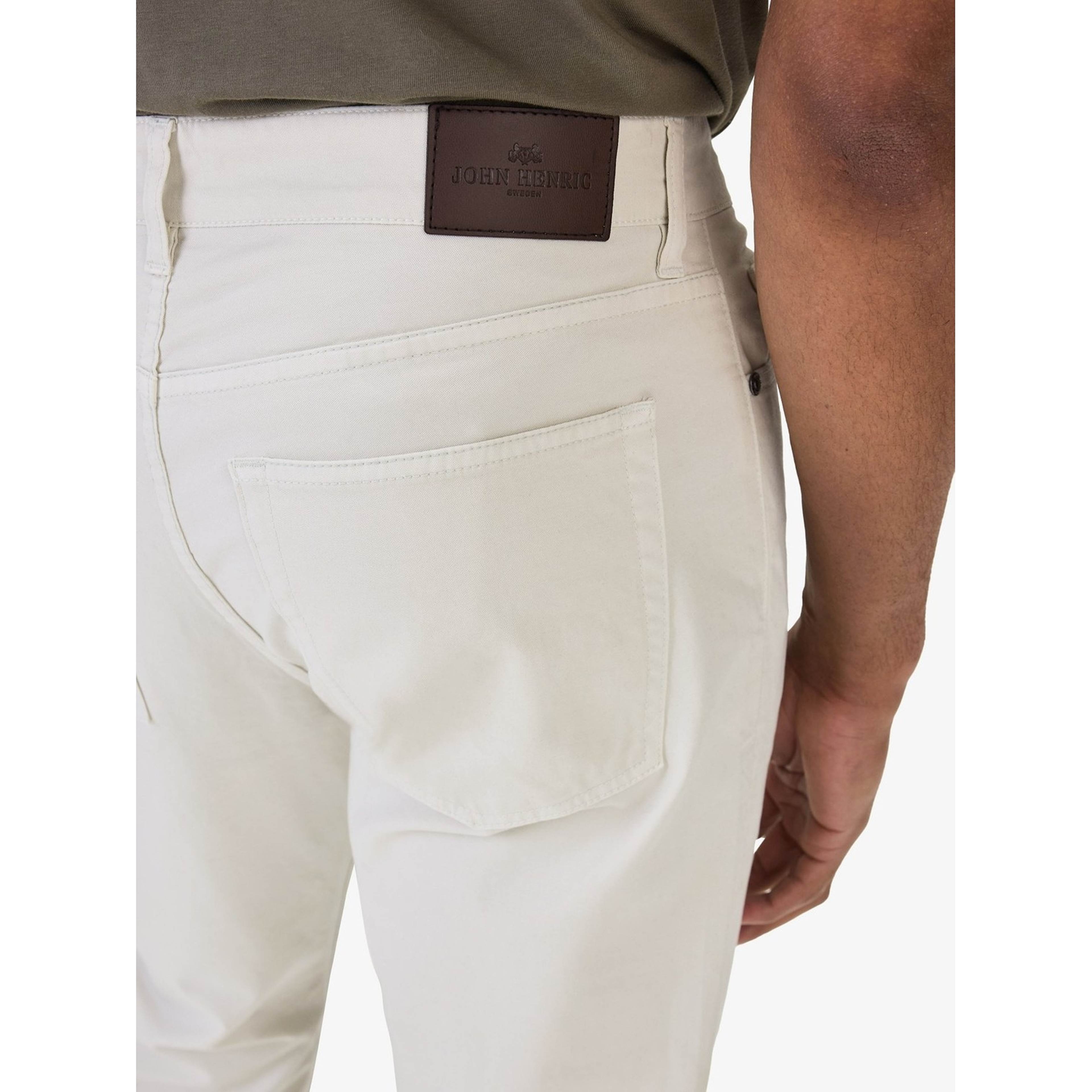 Cotton Solid 5-pocket Trousers (henri)