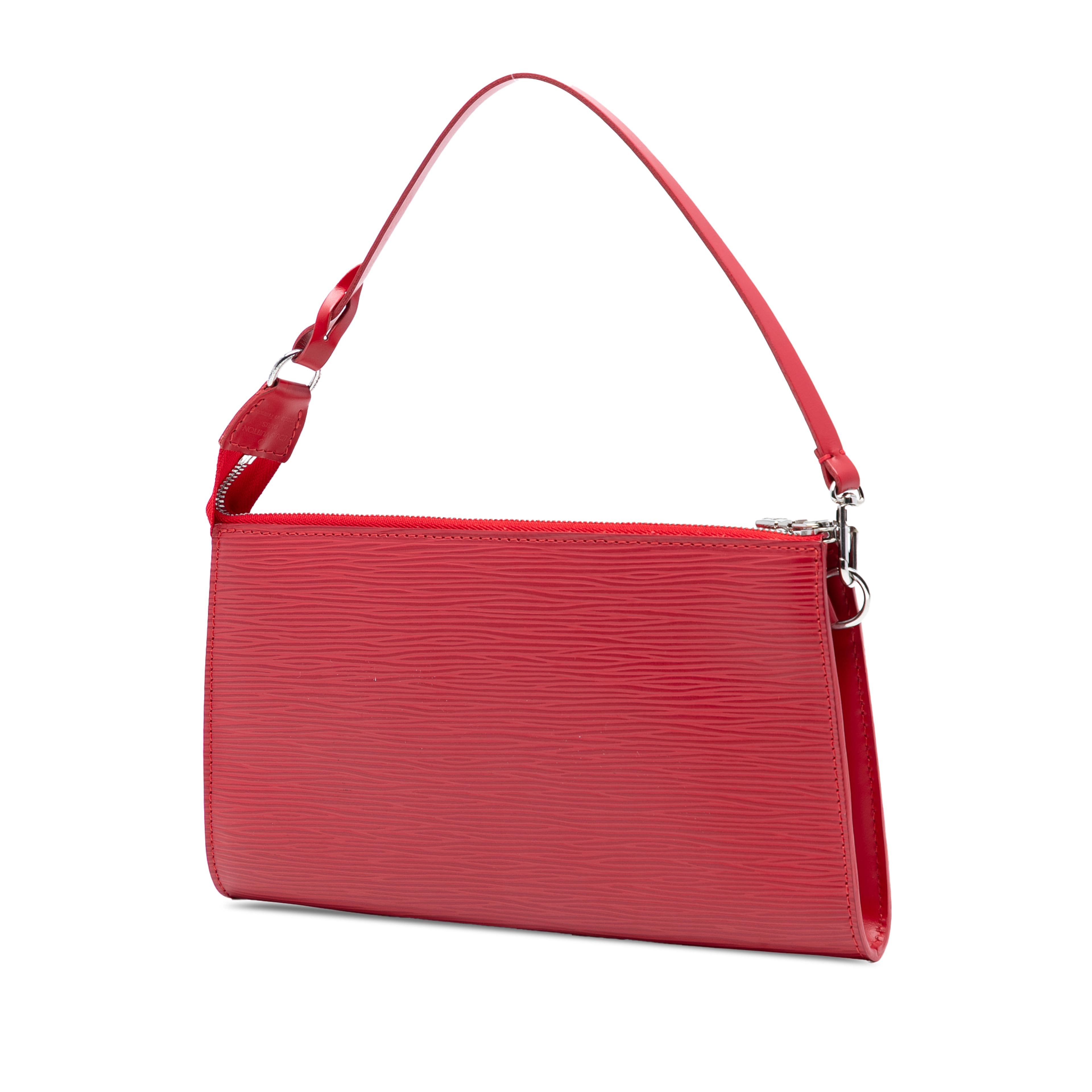 Louis Vuitton Epi Pochette Accessoires, från Luxclusif, i färgen red. Klicka för att öppna bilden i stort format