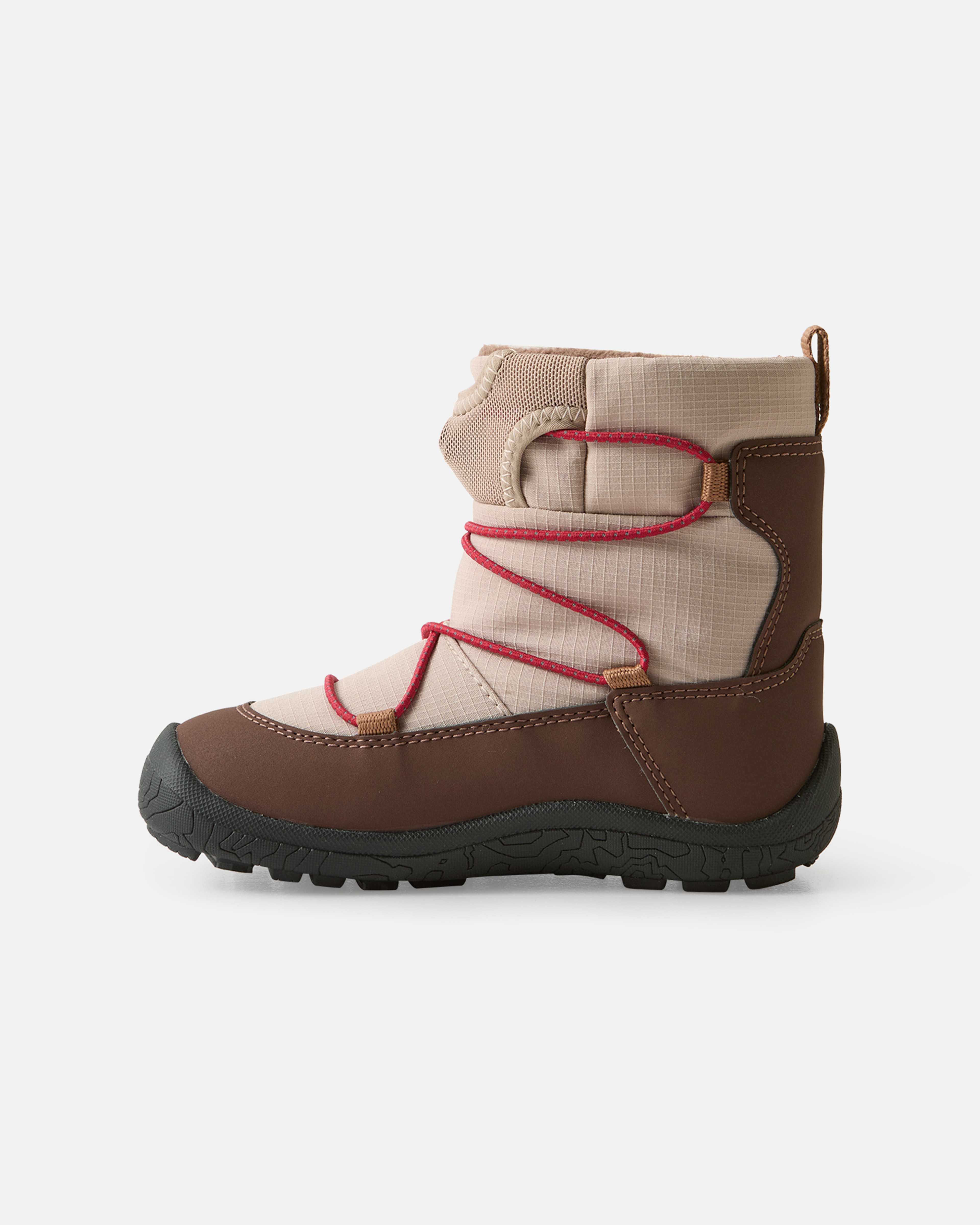 Reimatec Barfota Vinterstövlar Ensilumi Kids, från Reima, i färgen earthy beige. Klicka för att öppna bilden i stort format