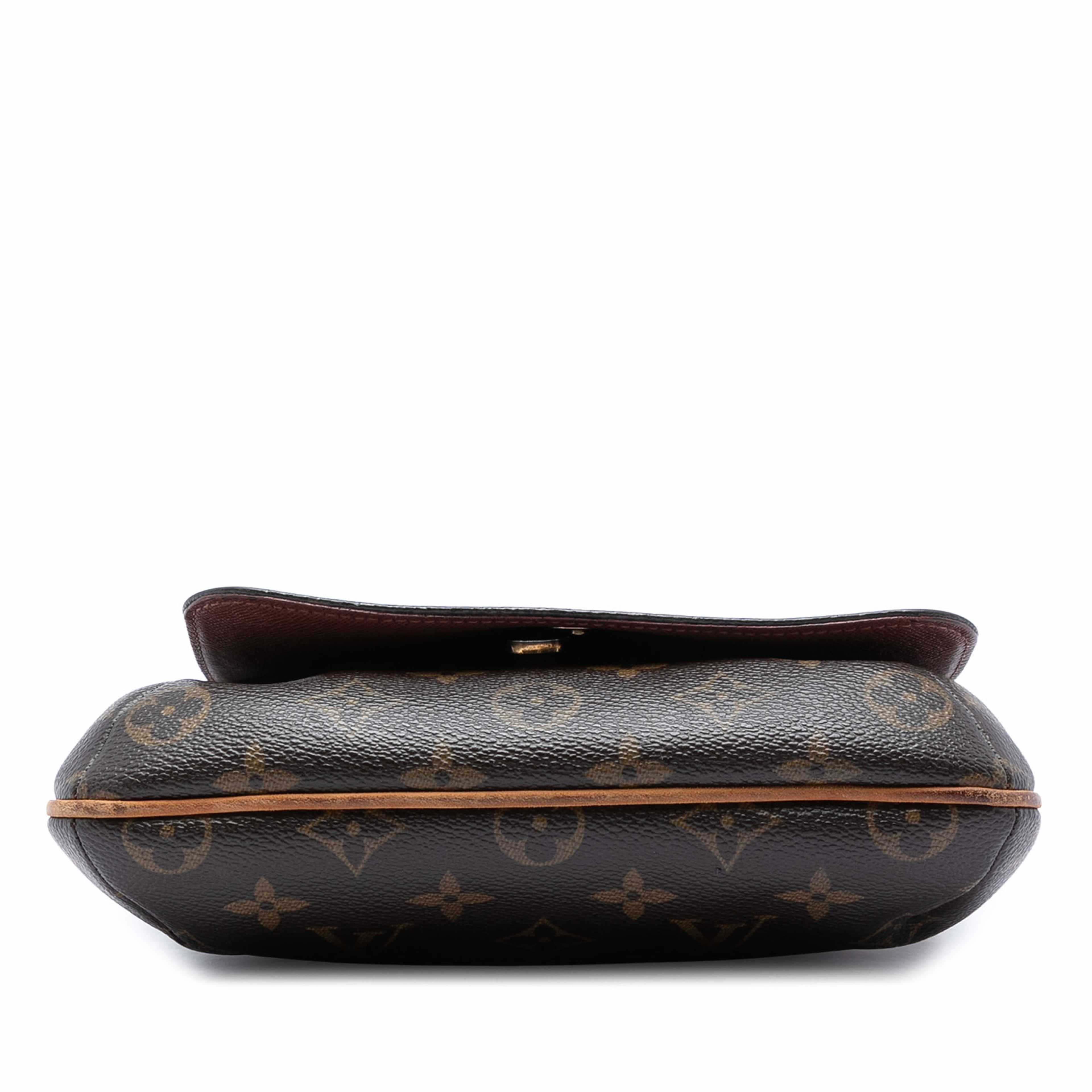 Louis Vuitton Monogram Musette Salsa Pm Long Strap, från Luxclusif, i färgen brun. Klicka för att öppna bilden i stort format